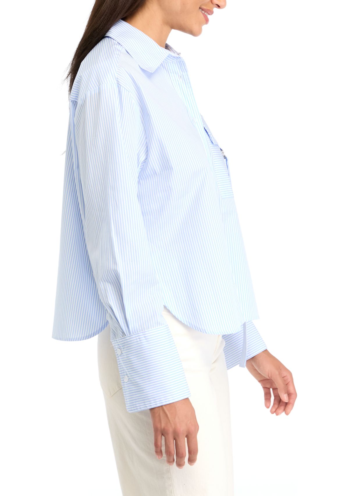 Womens Woven Utility Blouse