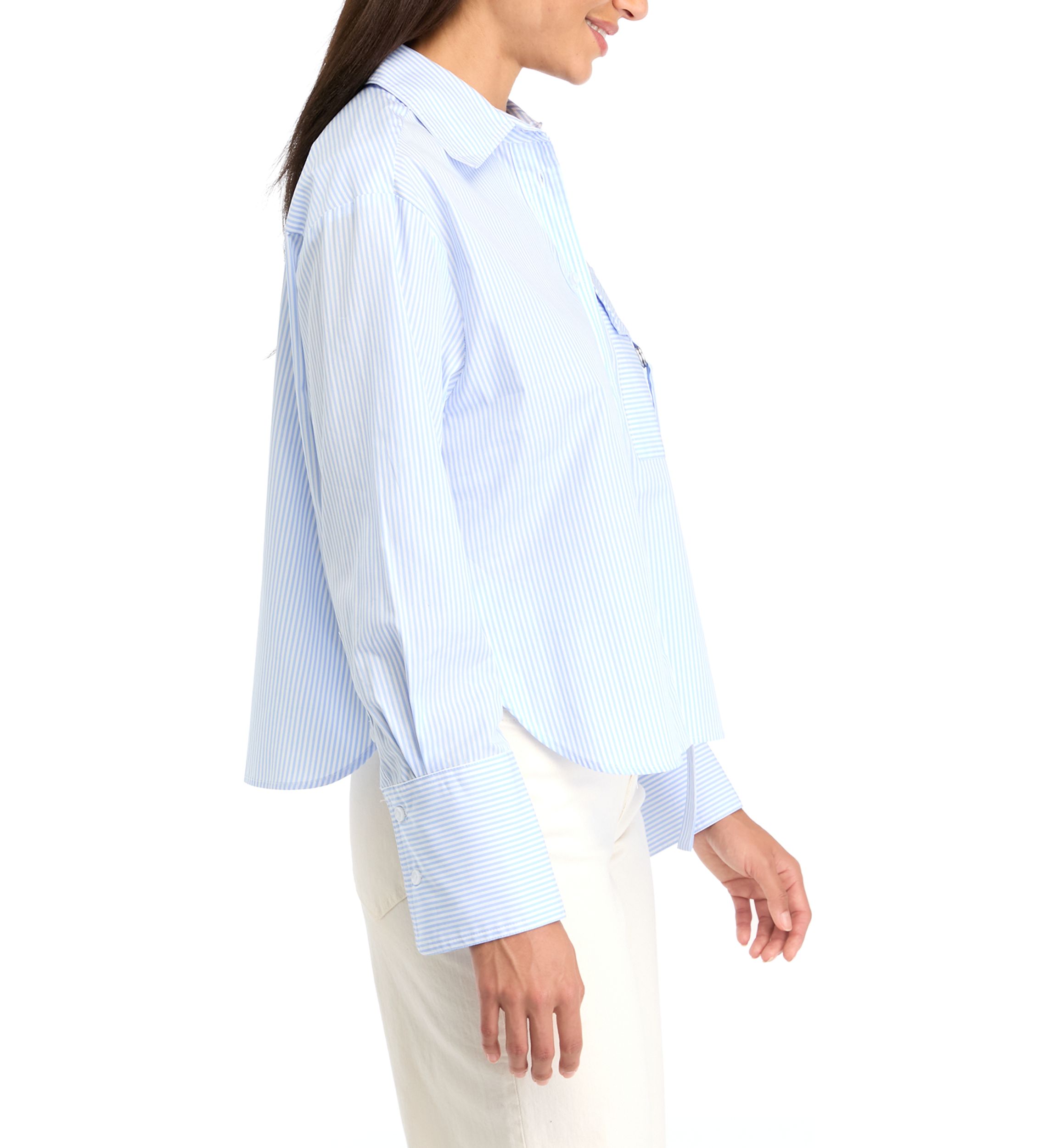Womens Woven Utility Blouse