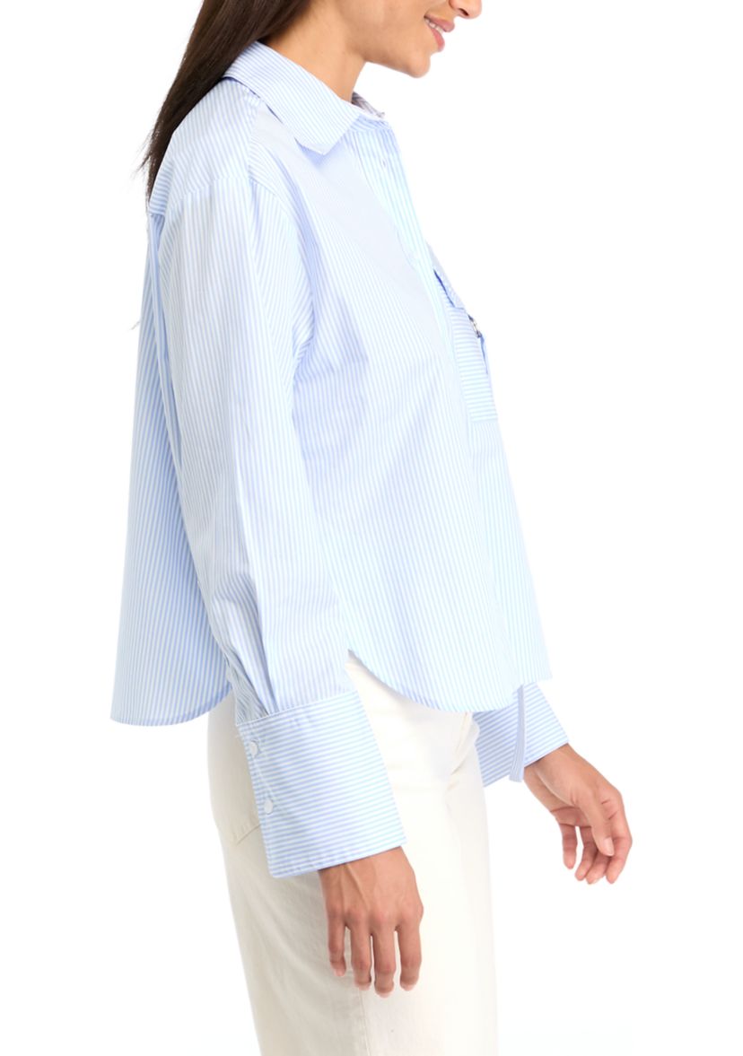 Womens Woven Utility Blouse