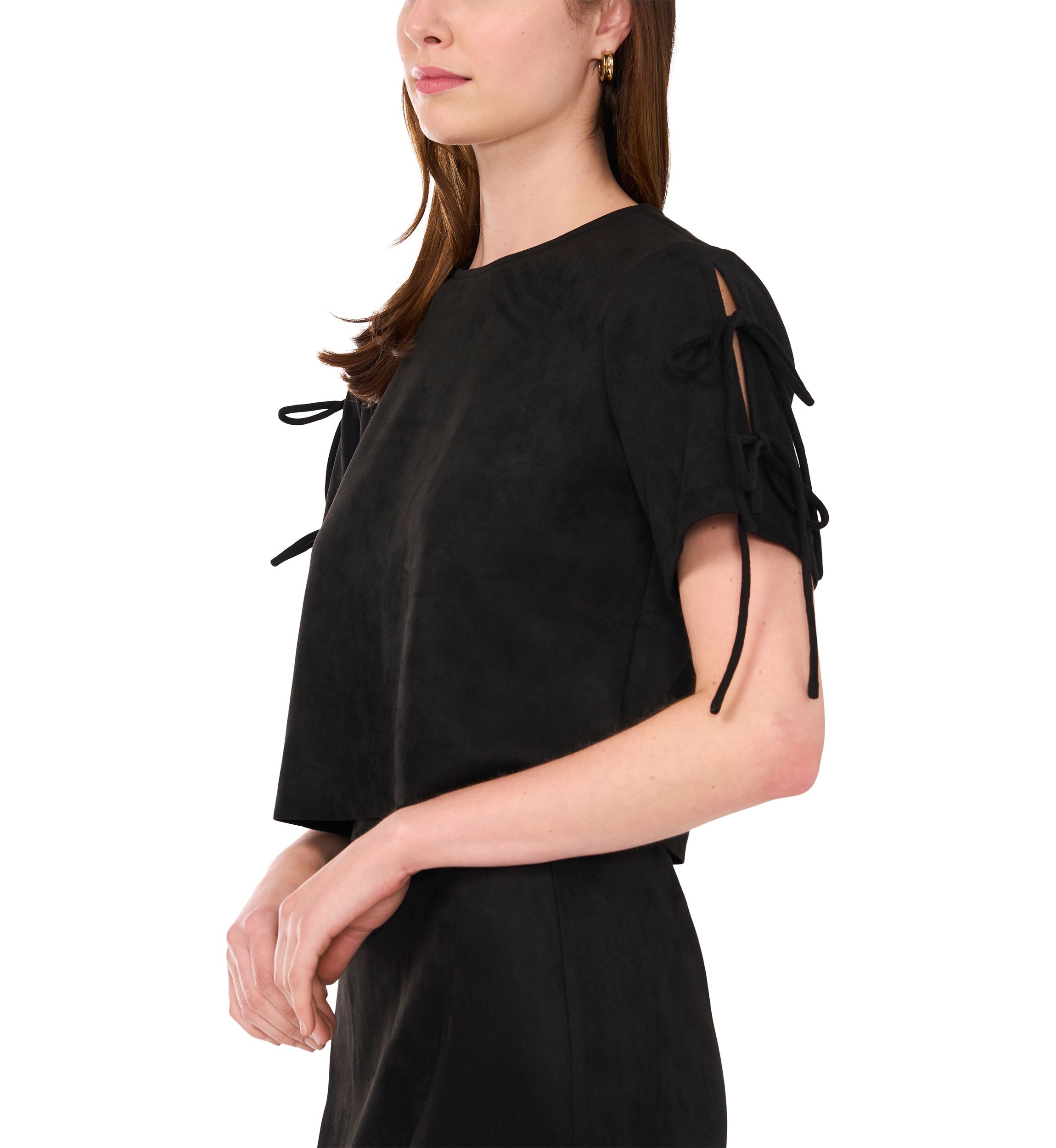 Womens Suede Top