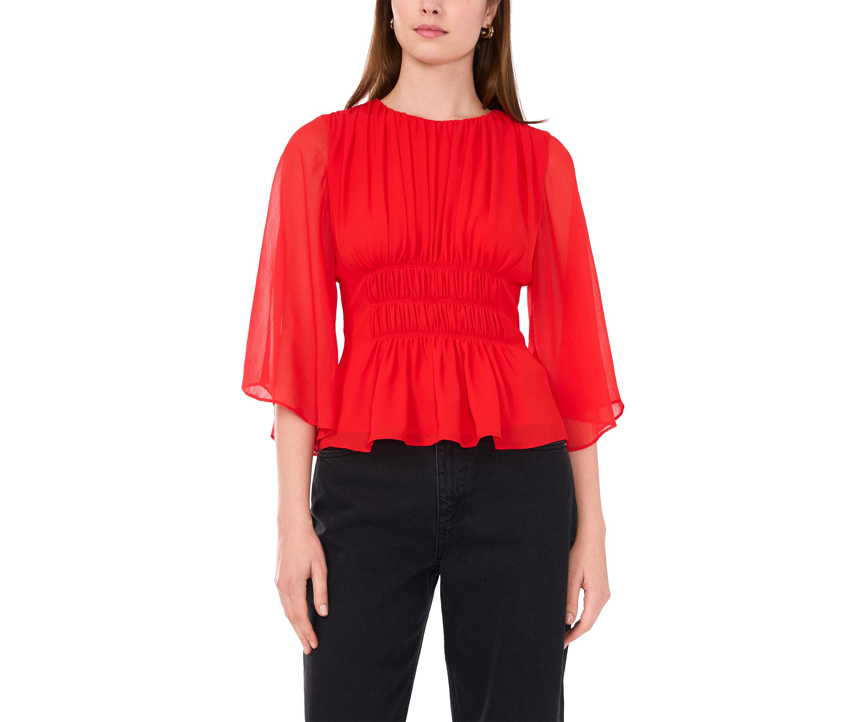 Womens Flare Sleeve Top