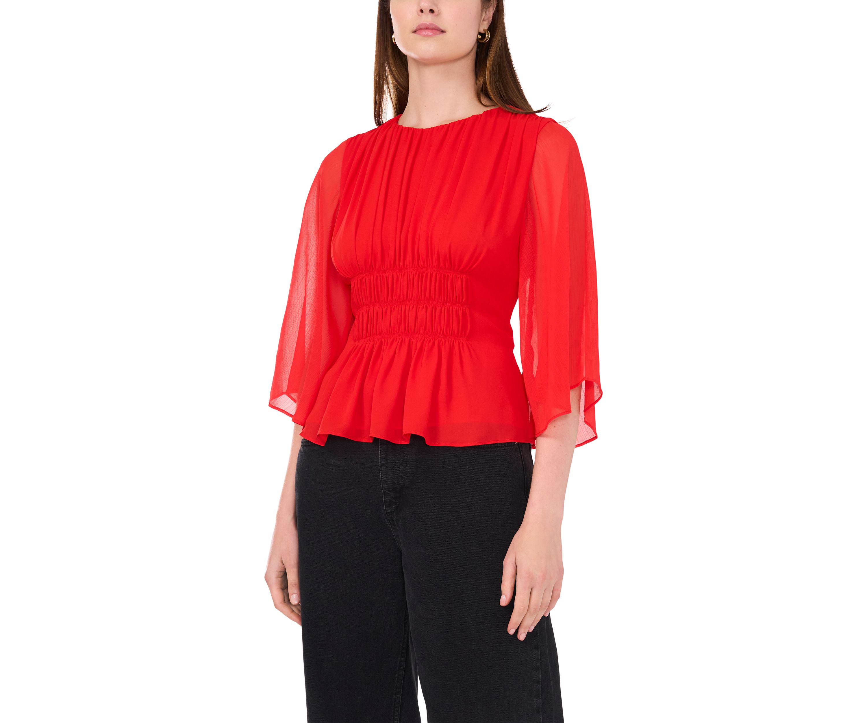 Womens Flare Sleeve Top