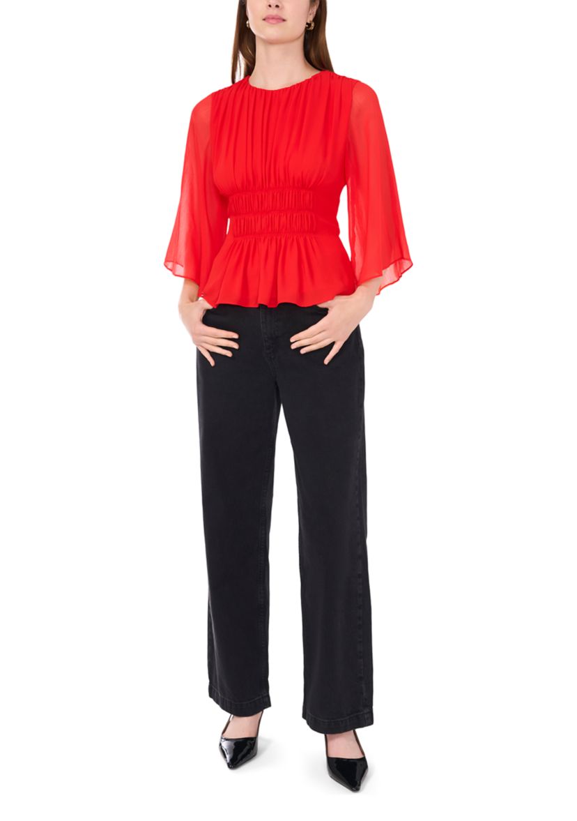 Womens Flare Sleeve Top