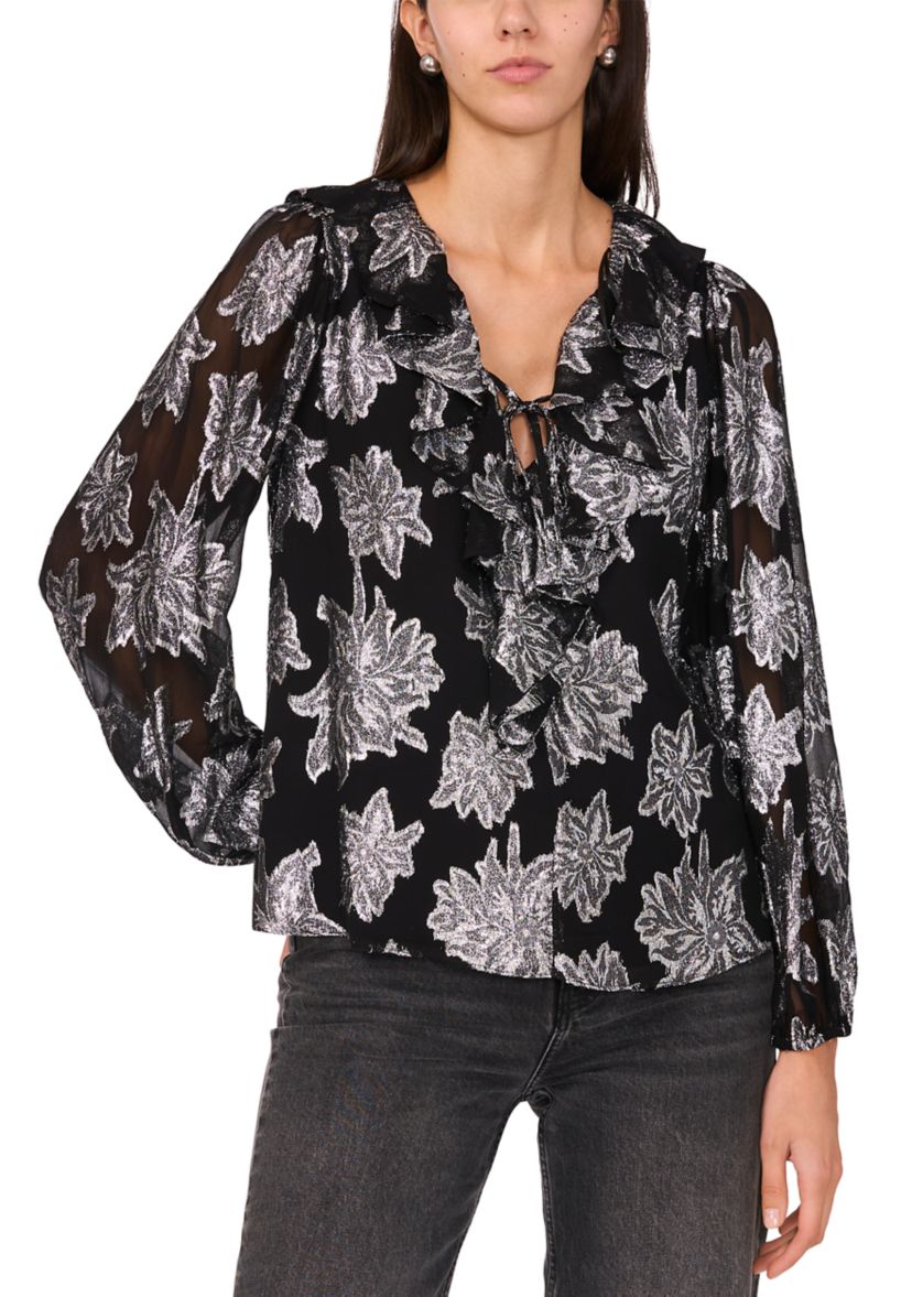 Womens Metallic Star Blouse
