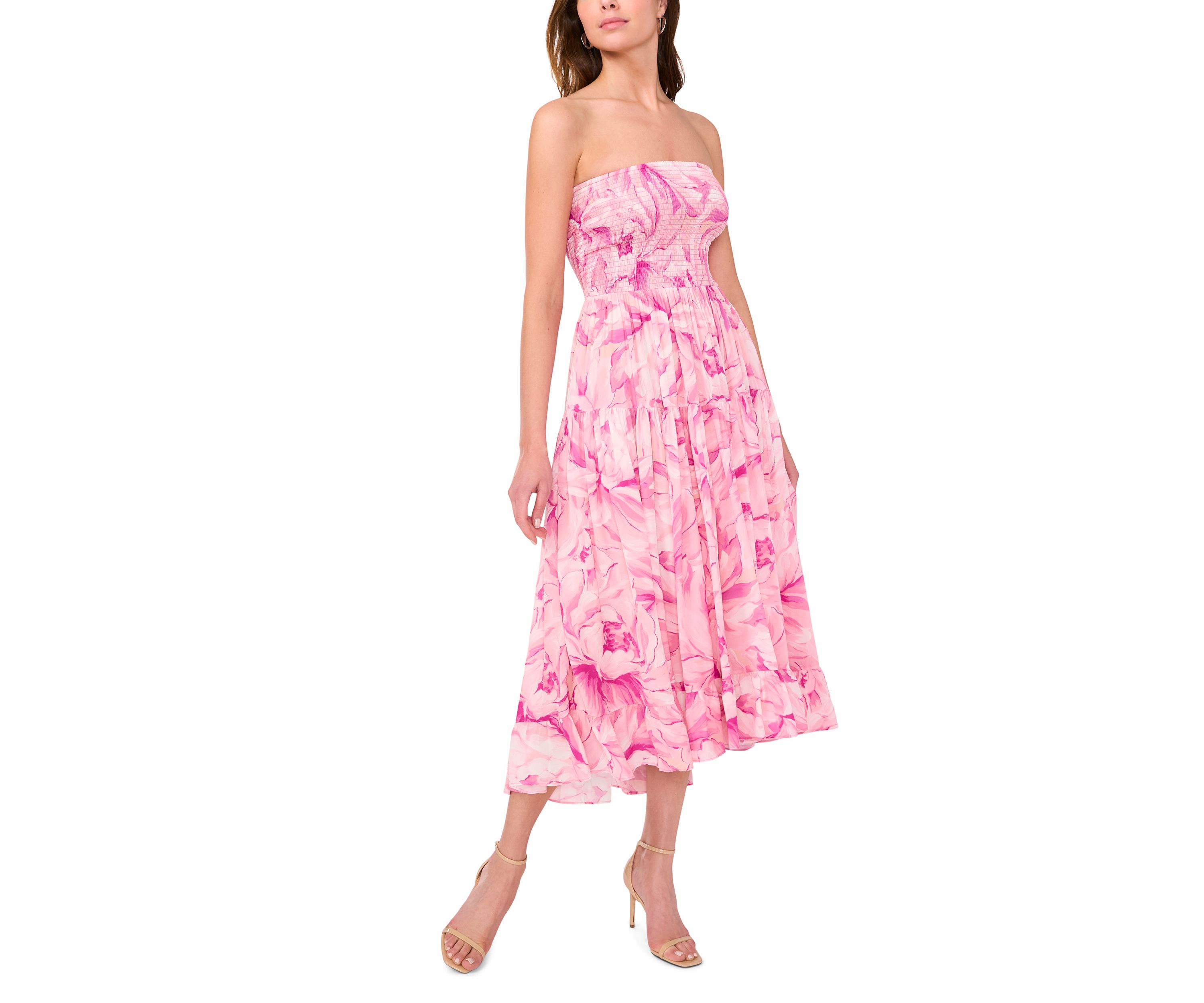 Womens Ruched Tube Dress 