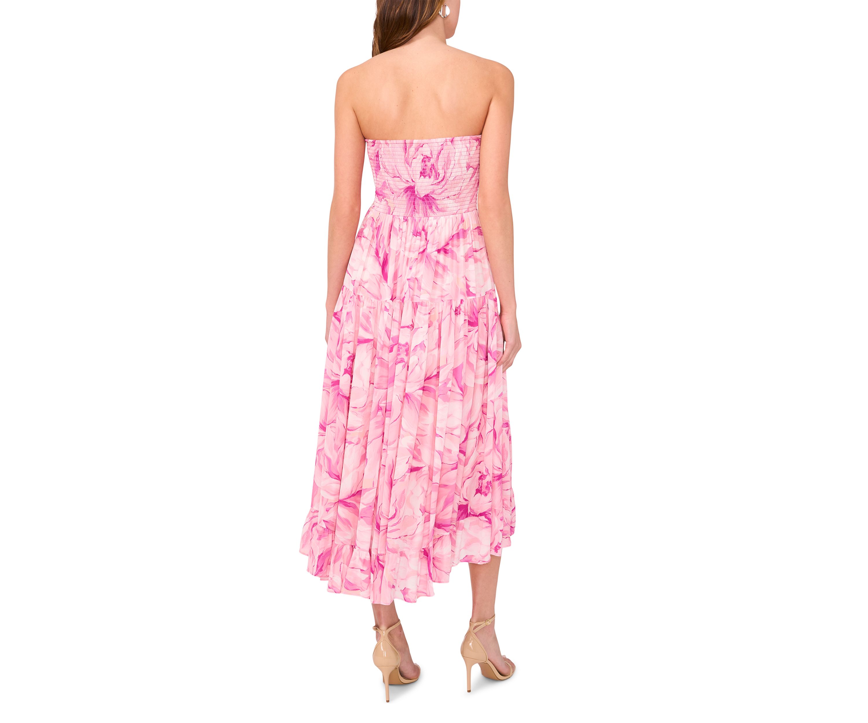 Womens Ruched Tube Dress 