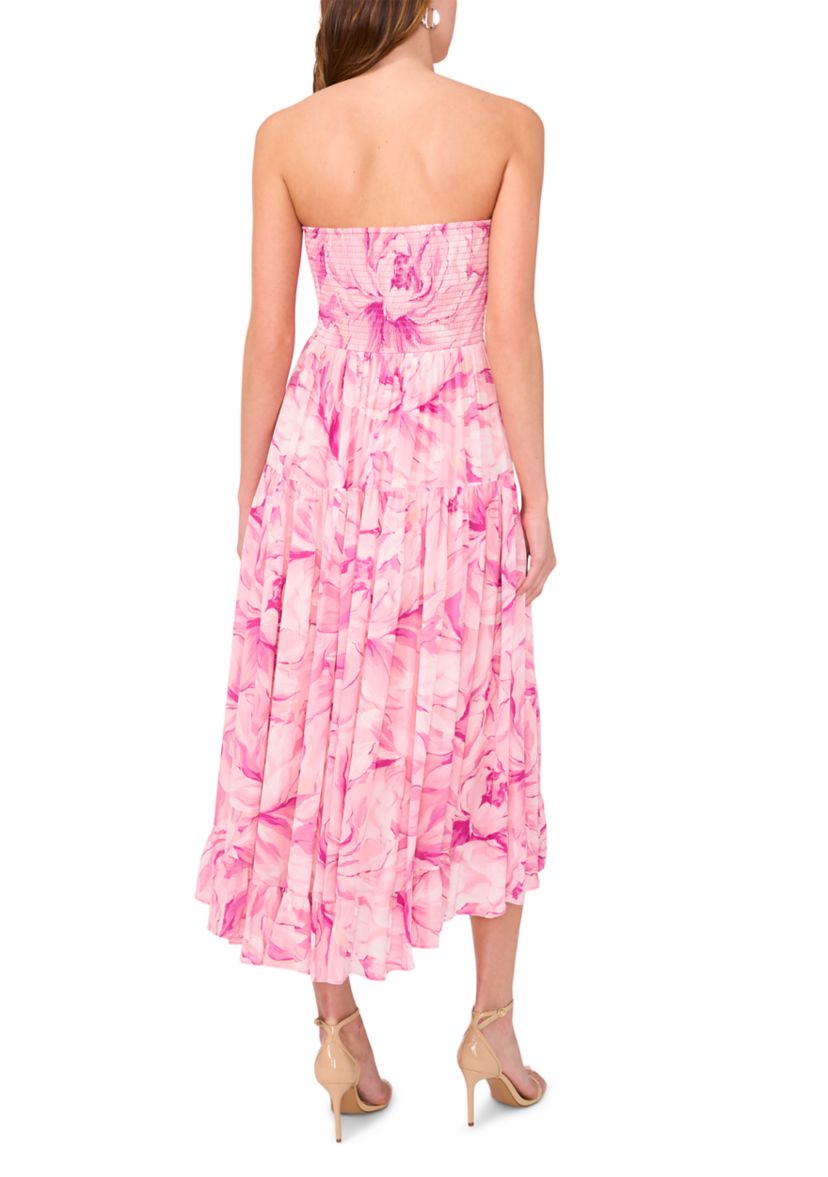 Womens Ruched Tube Dress 