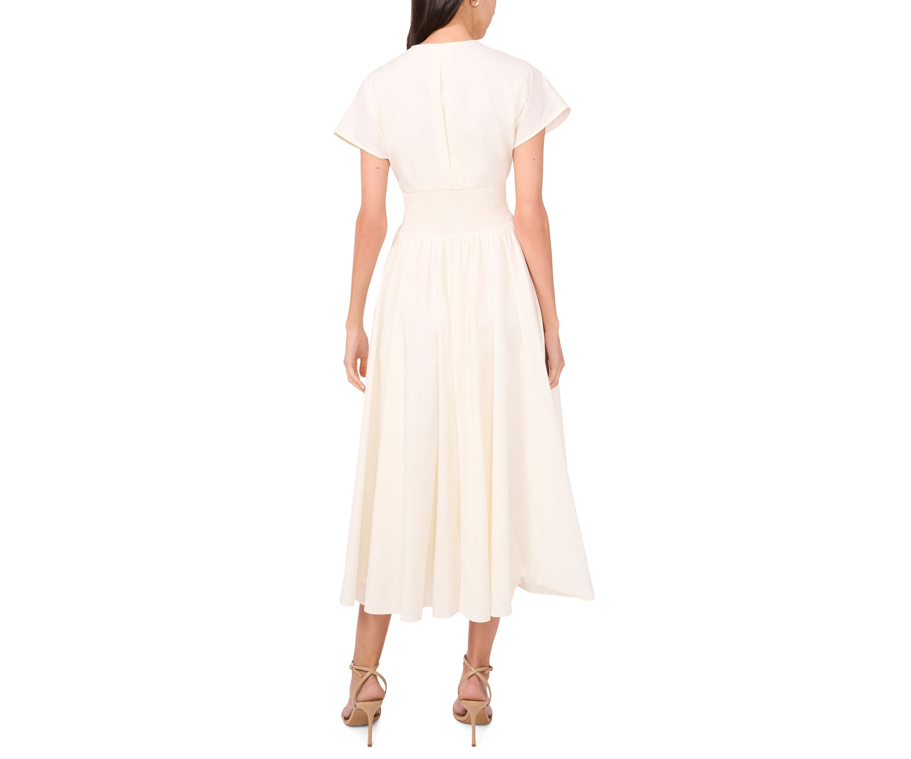 Womens Dolman Sleeve Belted Dress