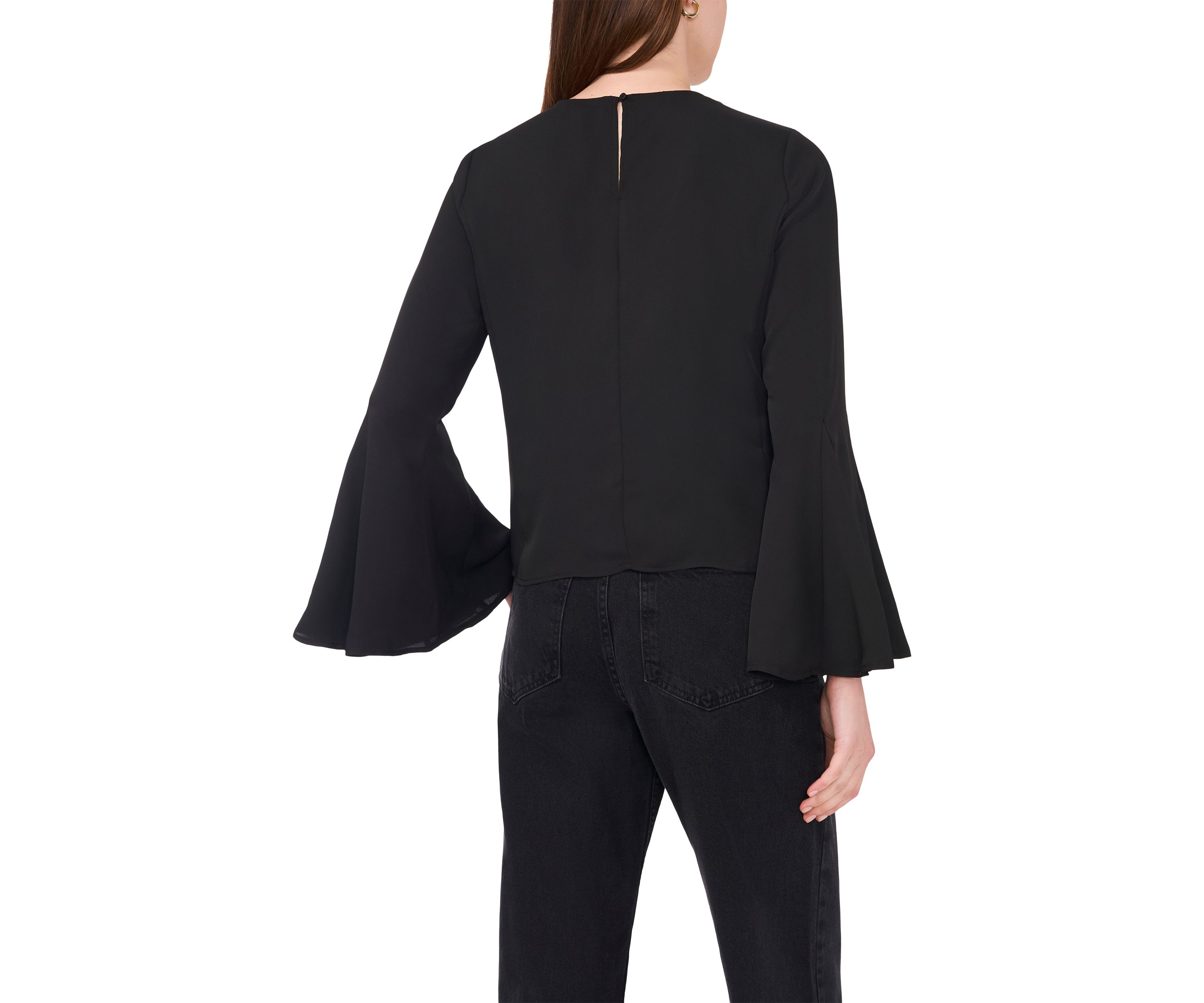 Womens Bell Sleeve Top