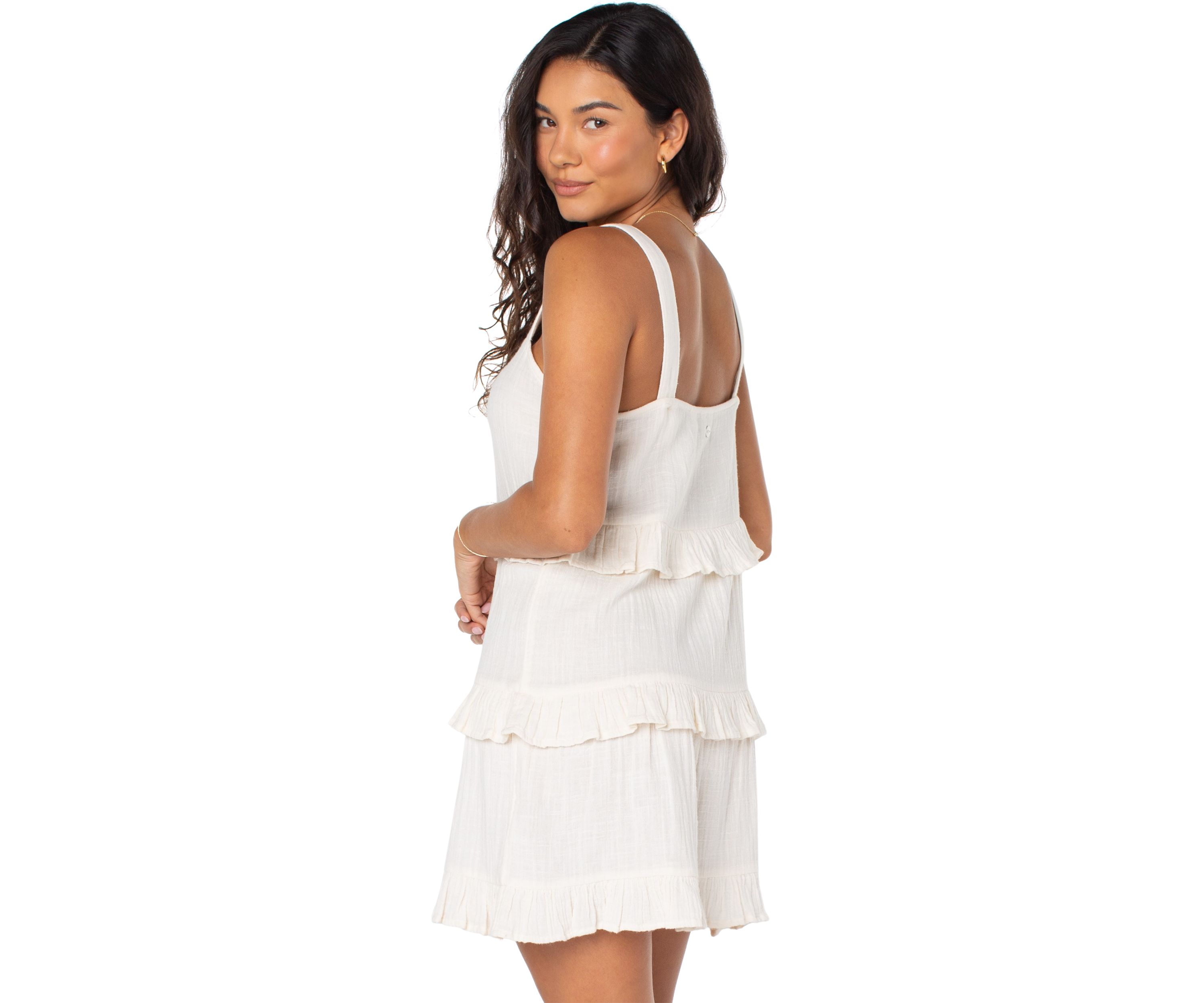 Womens Soft Sand Mini Dress