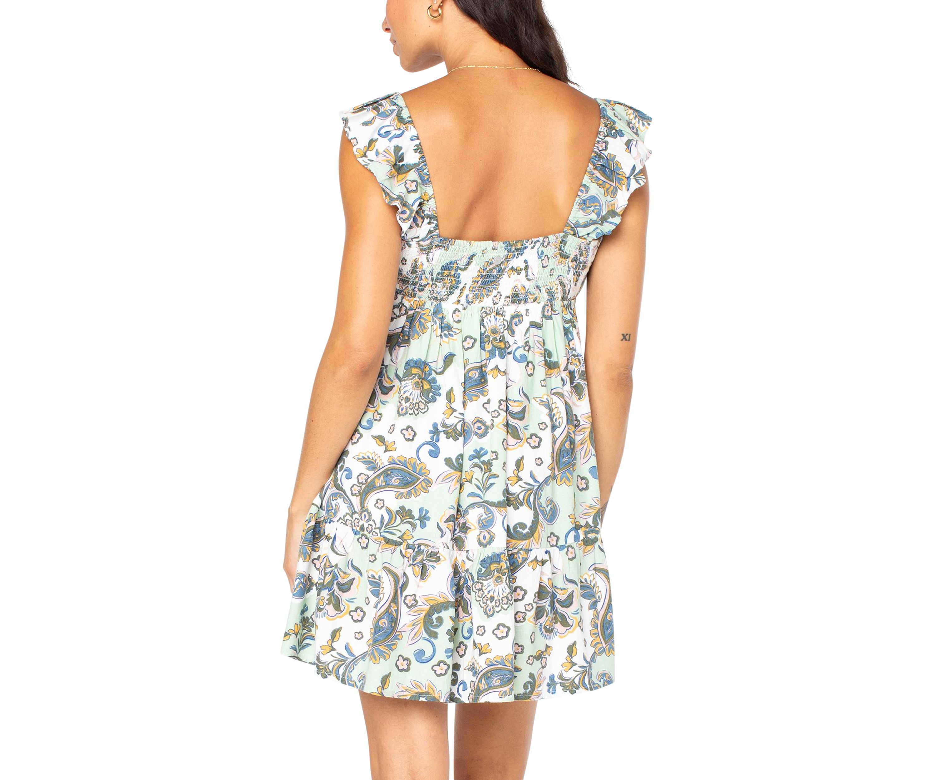 Womens Palmy Days Mini Dress