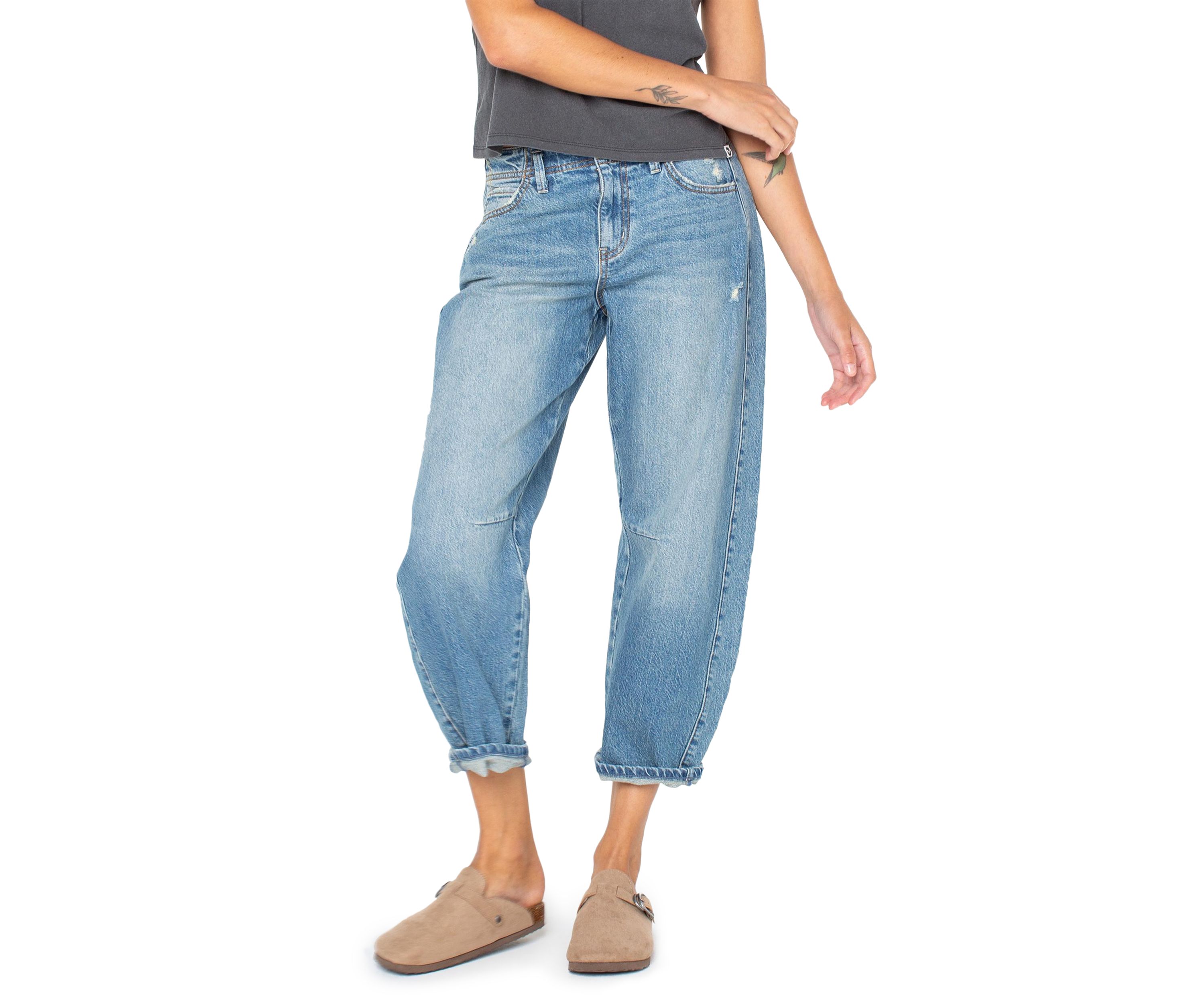 Womens Surf Pipe Denim Jeans 