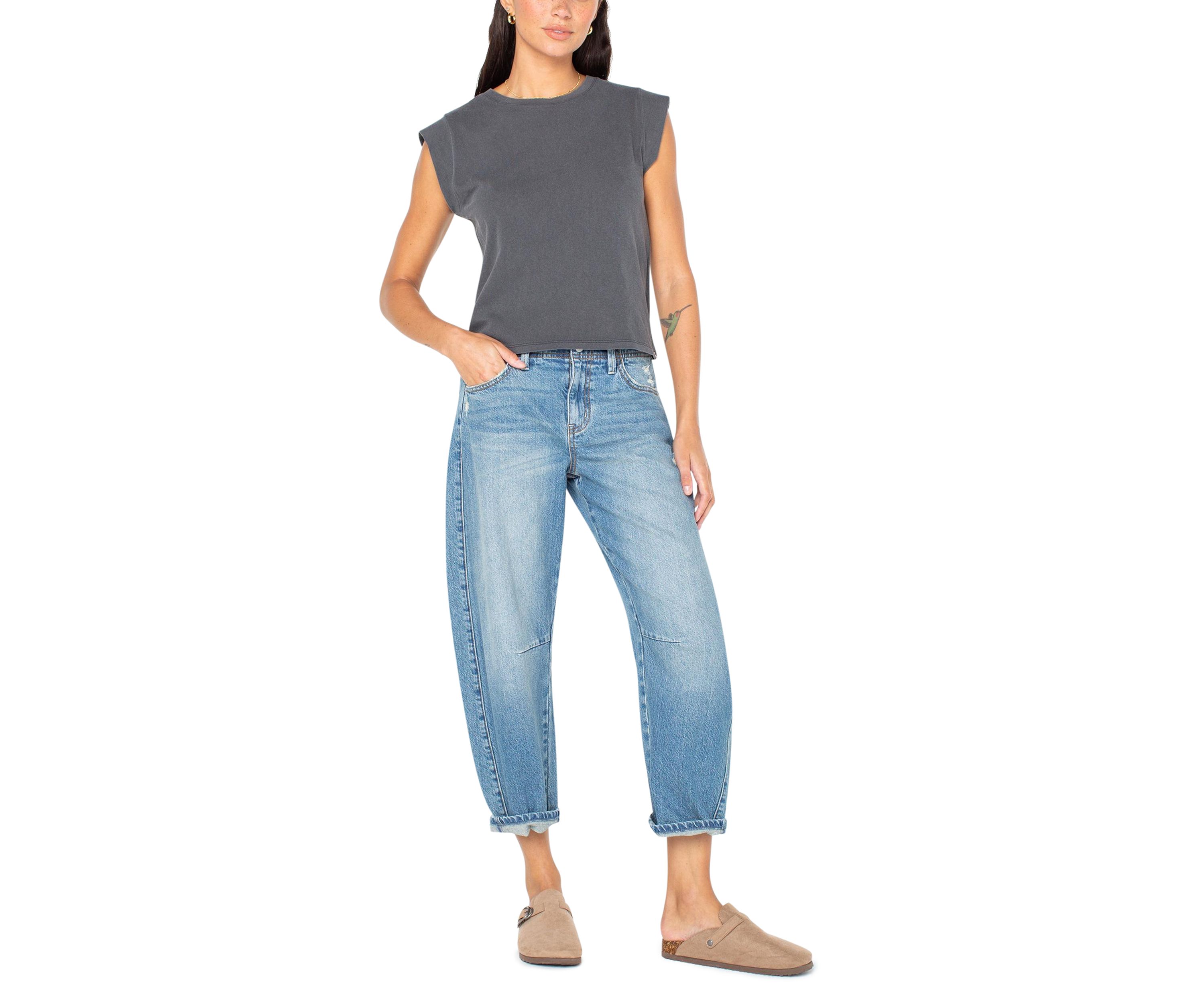 Womens Surf Pipe Denim Jeans 