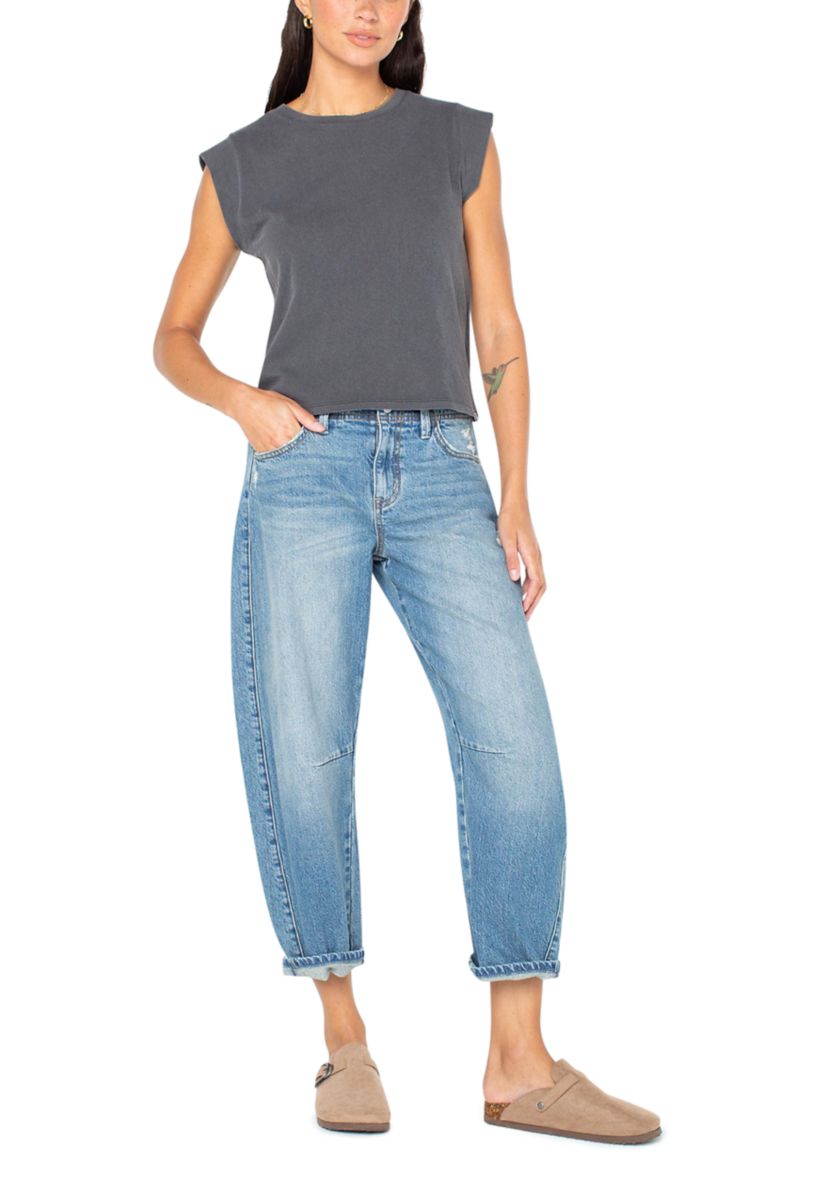 Womens Surf Pipe Denim Jeans 