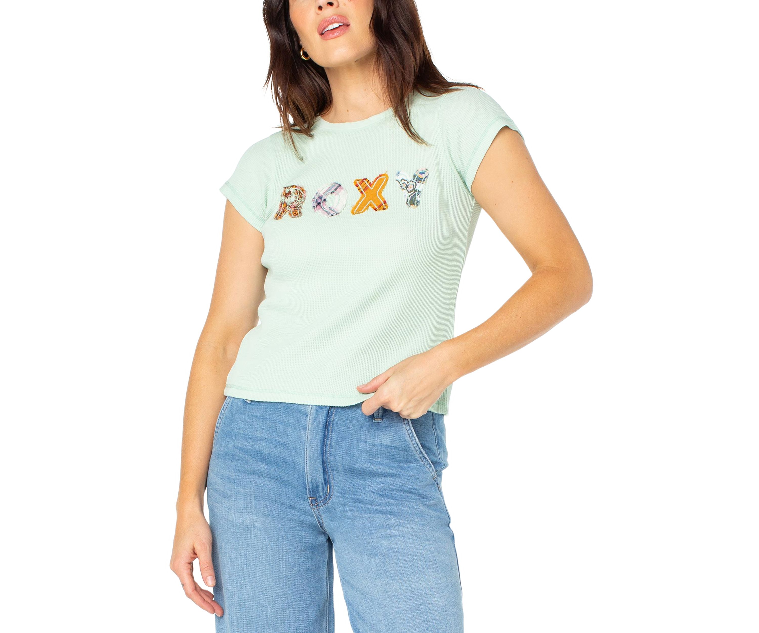 Womens Patchwork 90s Baby T-Shirt 