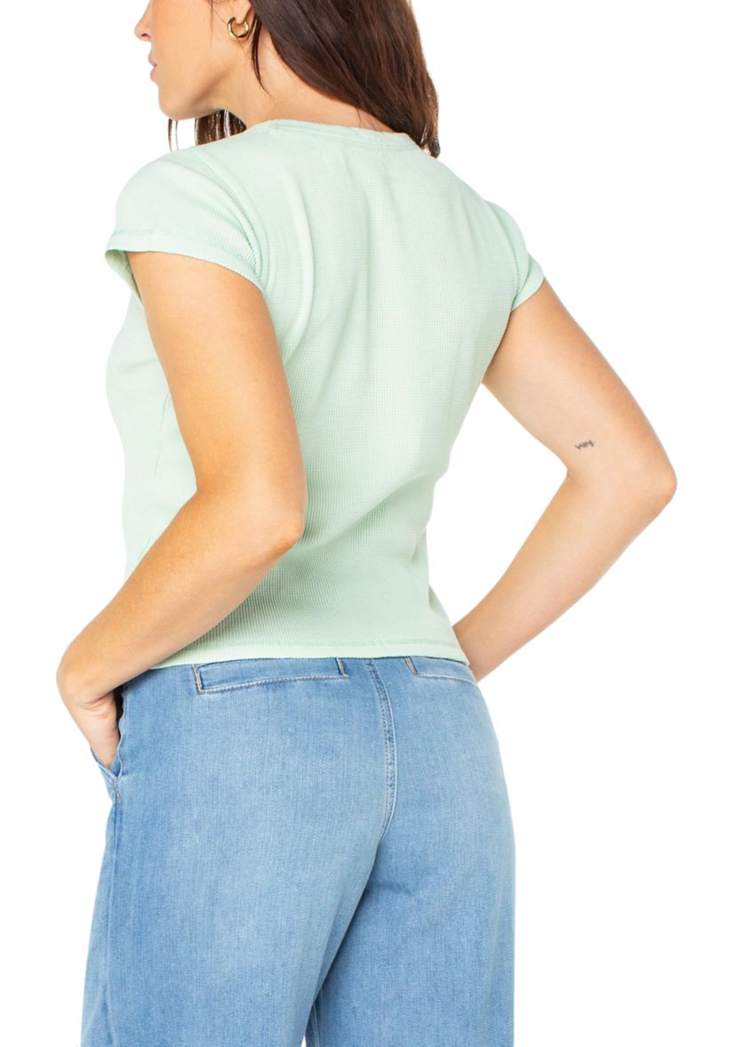 Womens Patchwork 90s Baby T-Shirt 