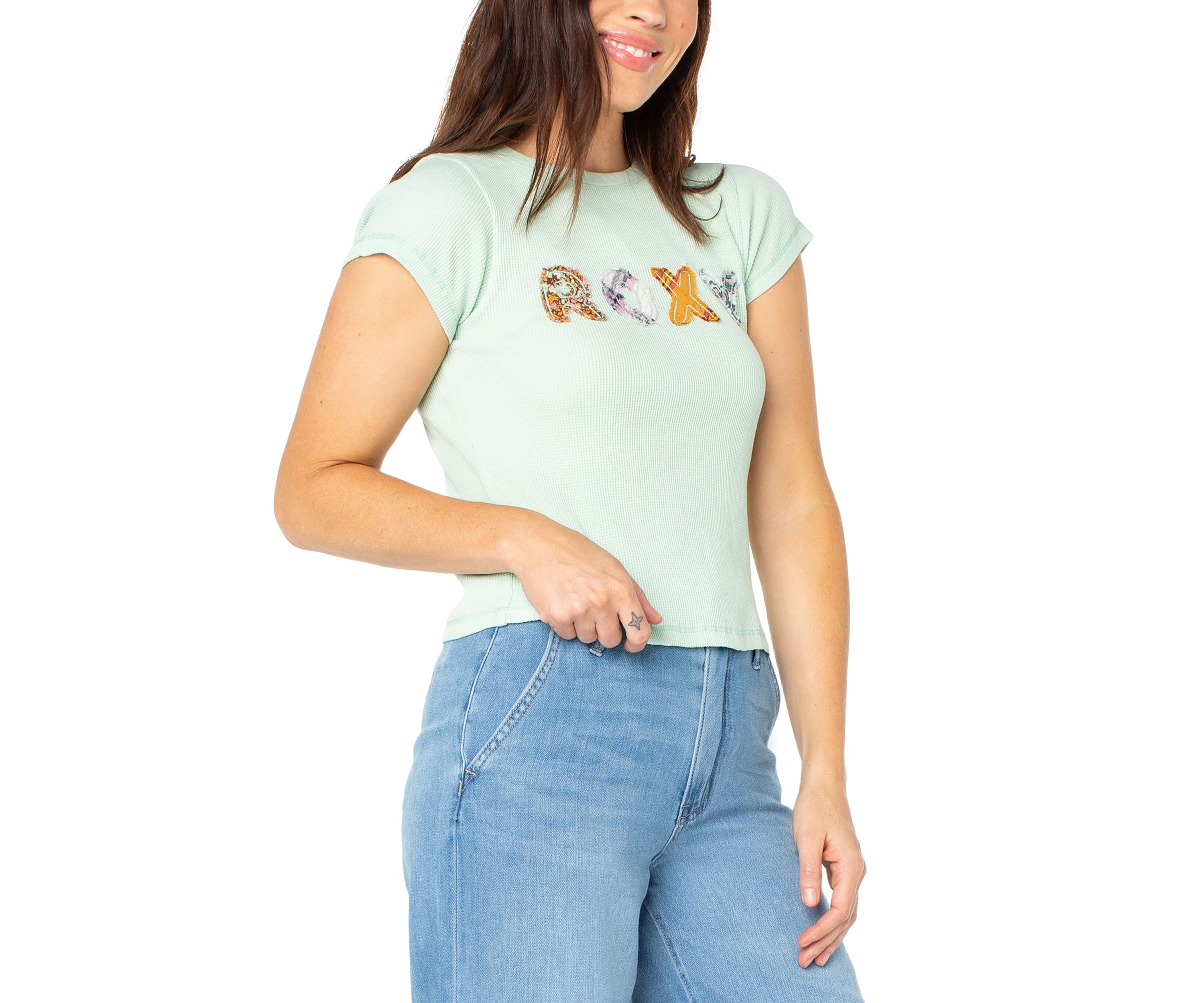 Womens Patchwork 90s Baby T-Shirt 