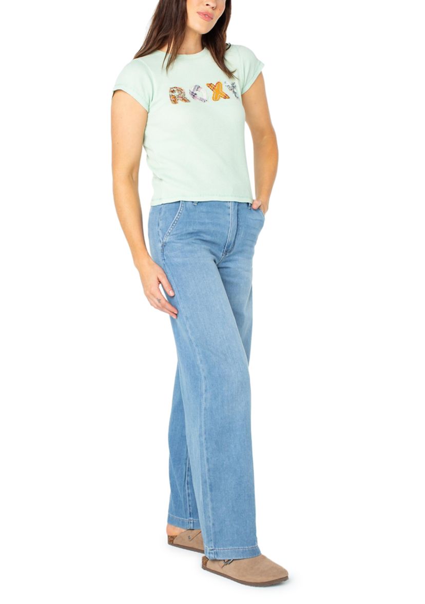 Womens Patchwork 90s Baby T-Shirt 