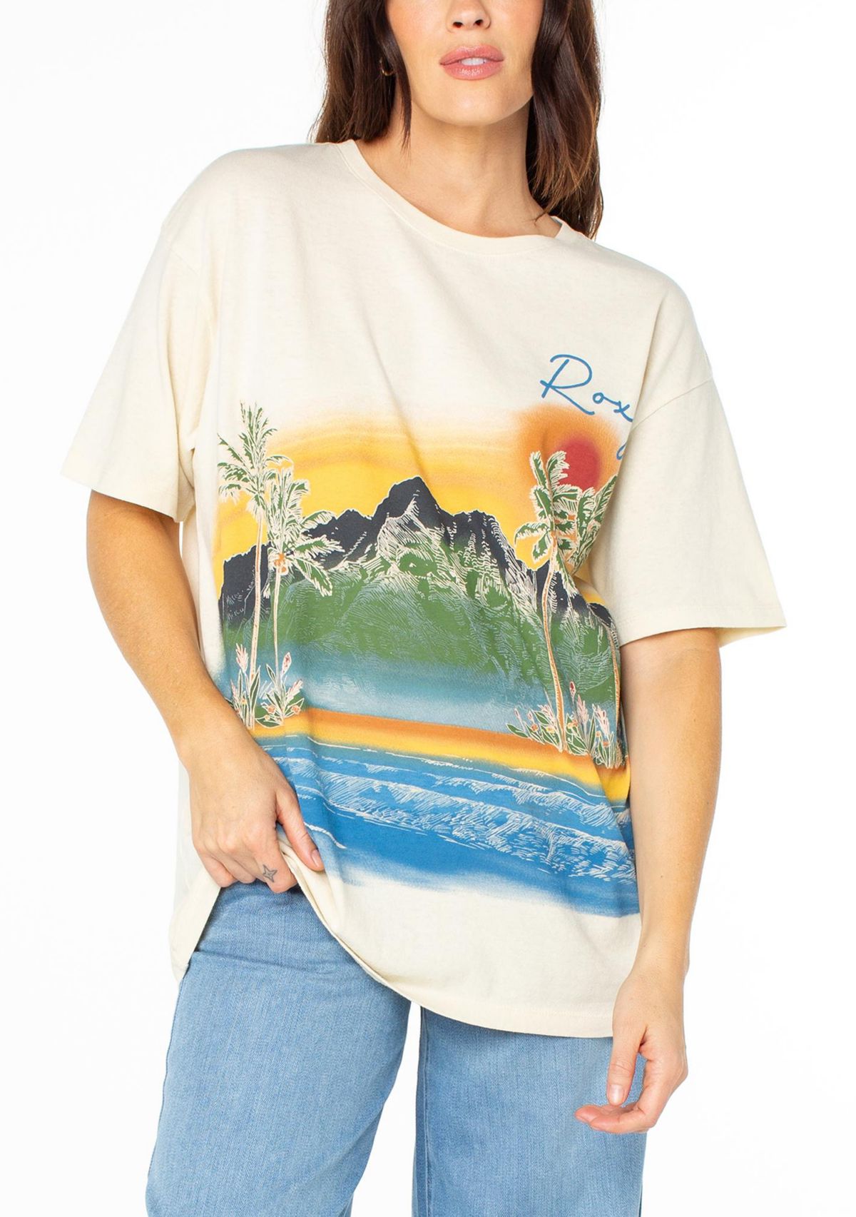 Womens KoOlau Scenic Graphic T-Shirt 