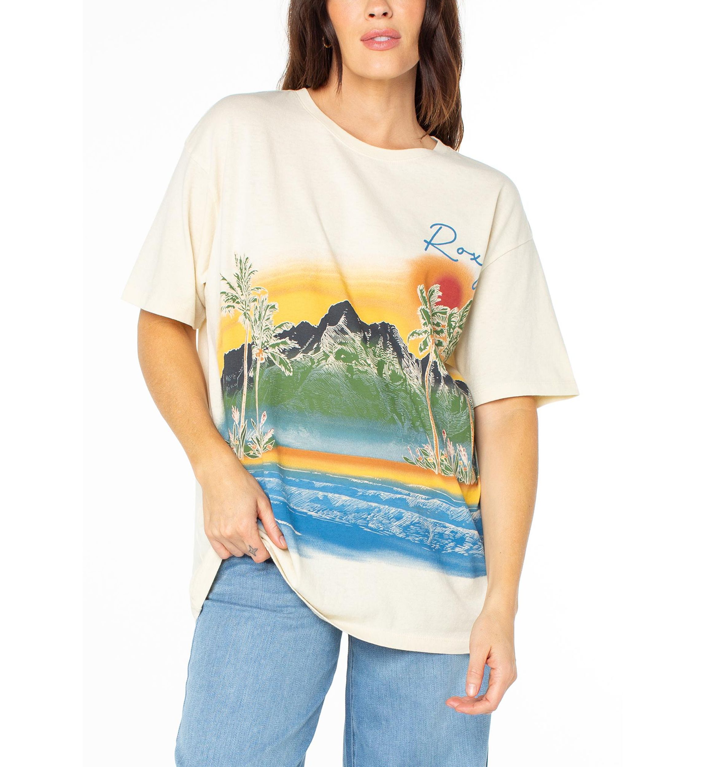 Womens KoOlau Scenic Graphic T-Shirt 
