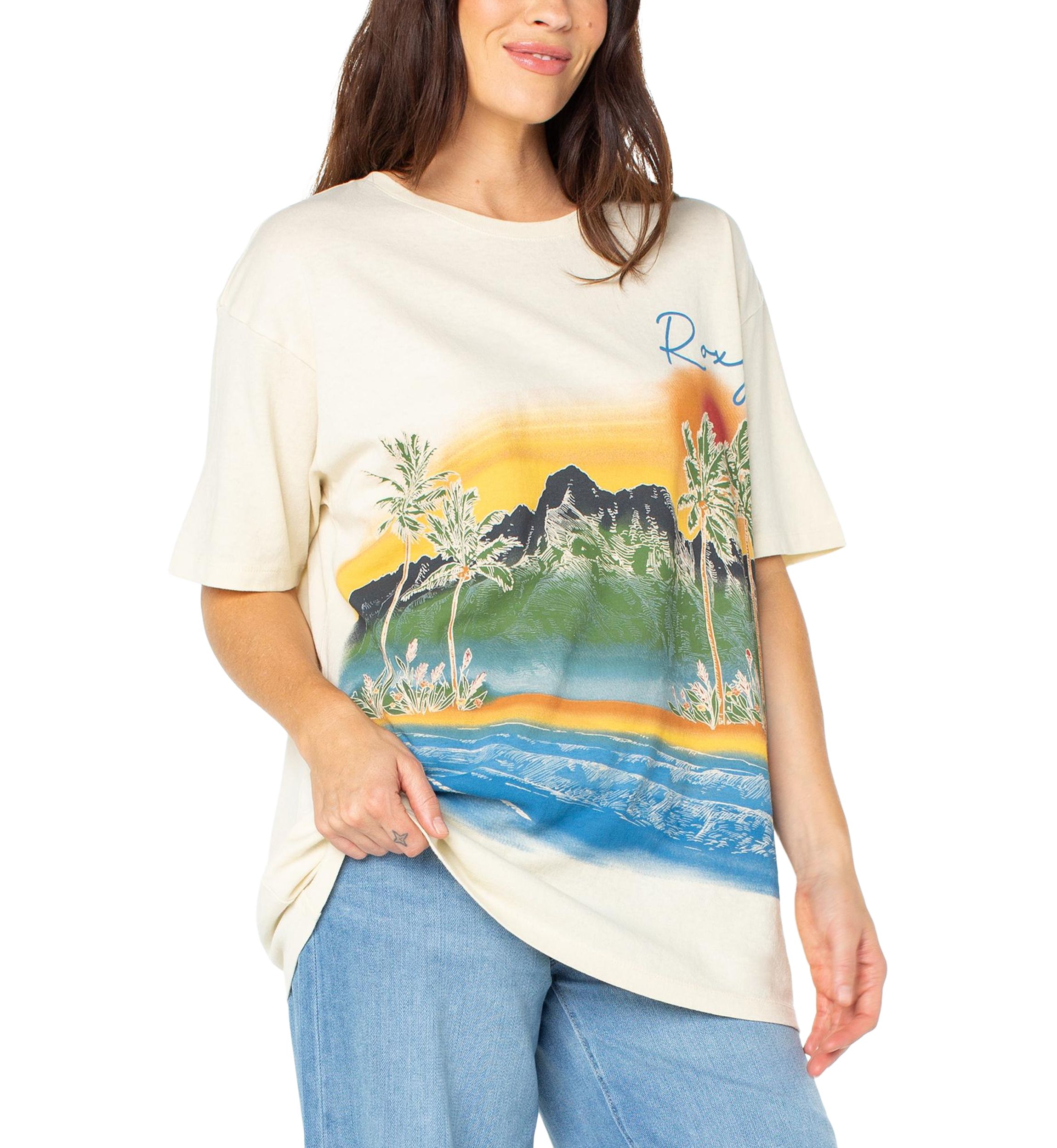 Womens KoOlau Scenic Graphic T-Shirt 