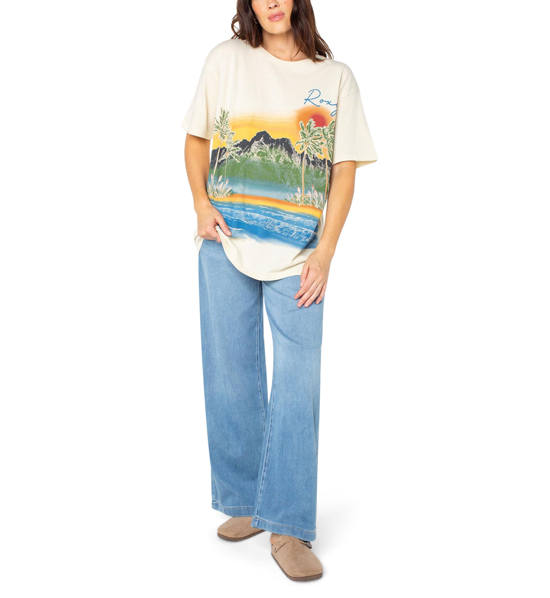 Womens KoOlau Scenic Graphic T-Shirt 
