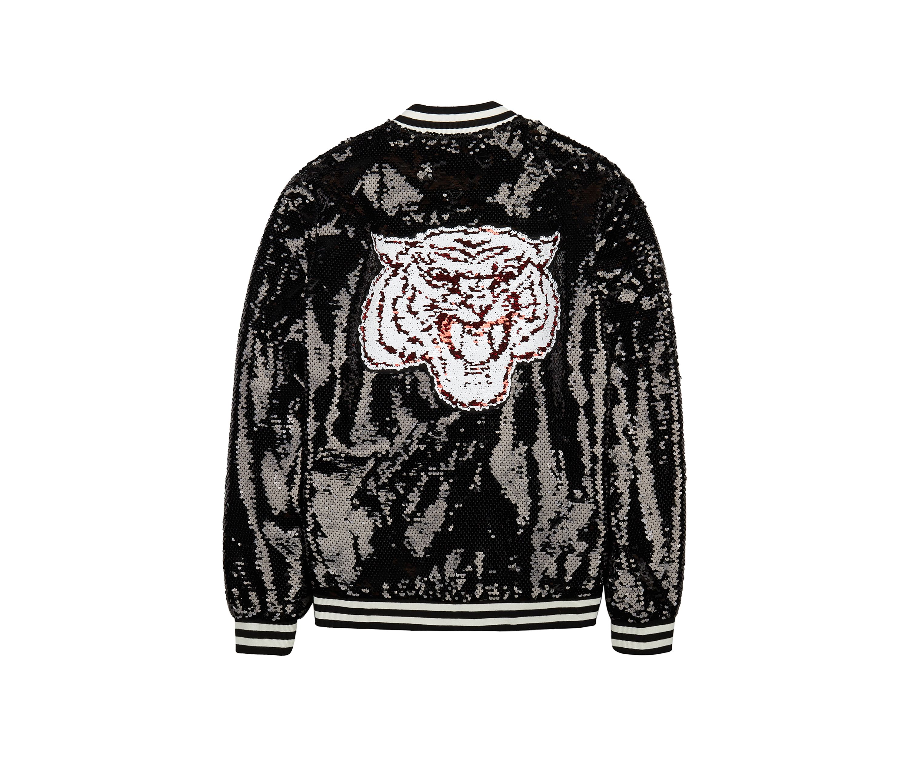 NCAA Morehouse Maroon Tigers Sequin Bomber Jacket