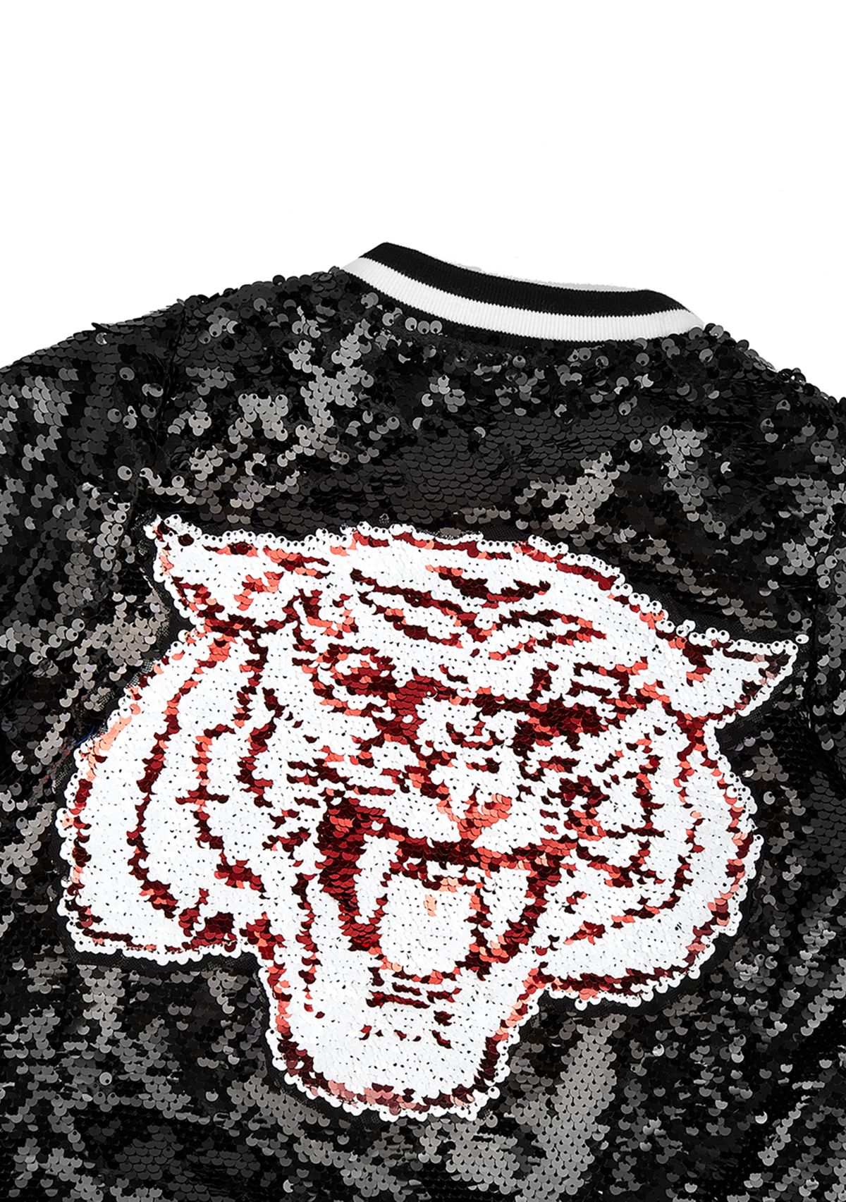 NCAA Morehouse Maroon Tigers Sequin Bomber Jacket