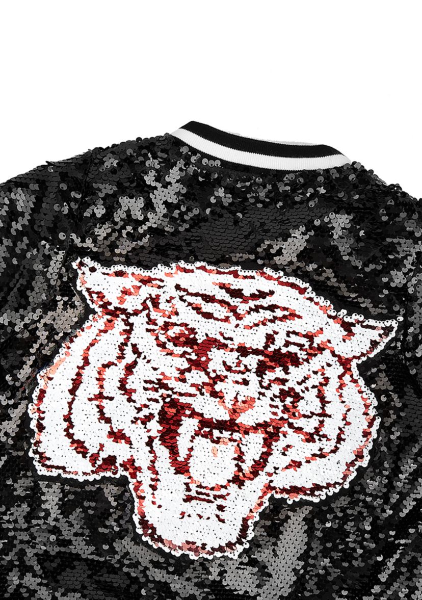 NCAA Morehouse Maroon Tigers Sequin Bomber Jacket