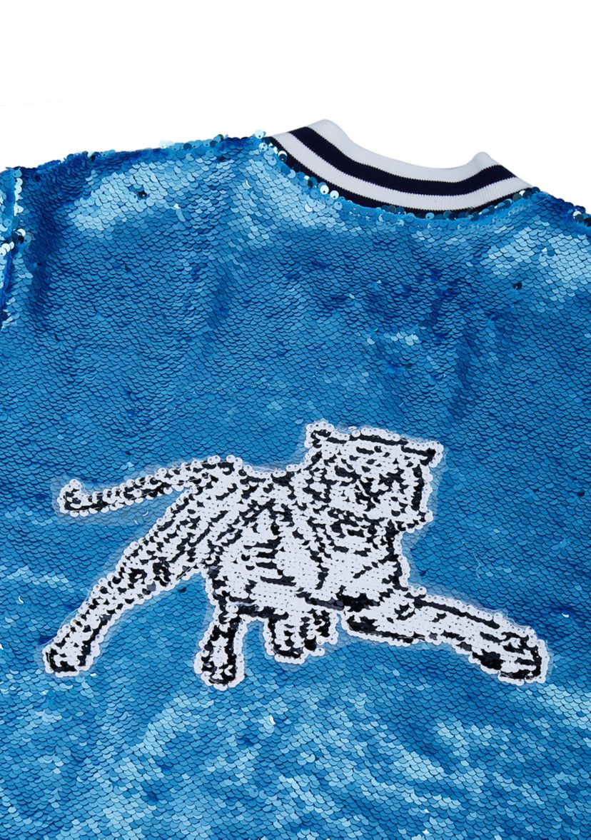 NCAA Jackson State Tigers Sequin Bomber Jacket