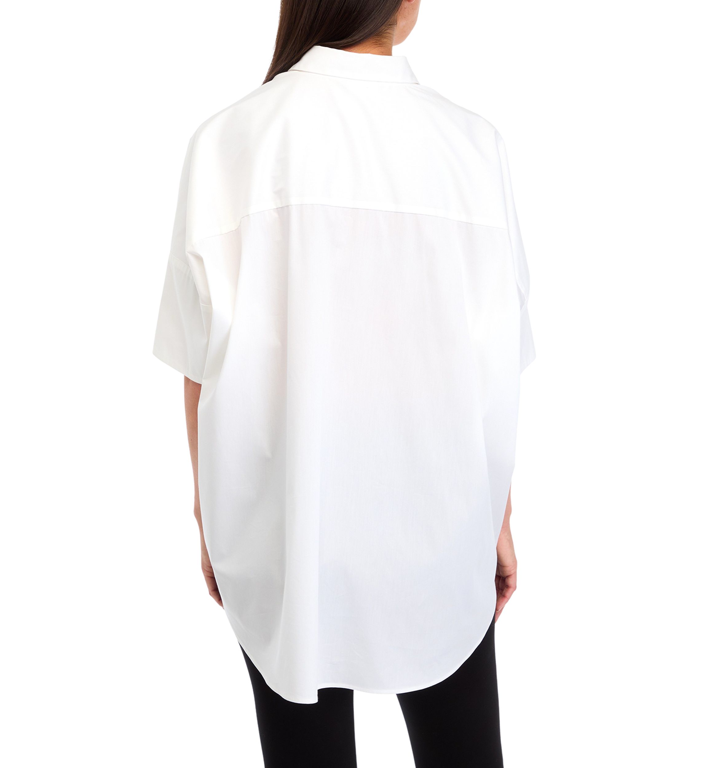 Oversized Short Sleeve Button Up