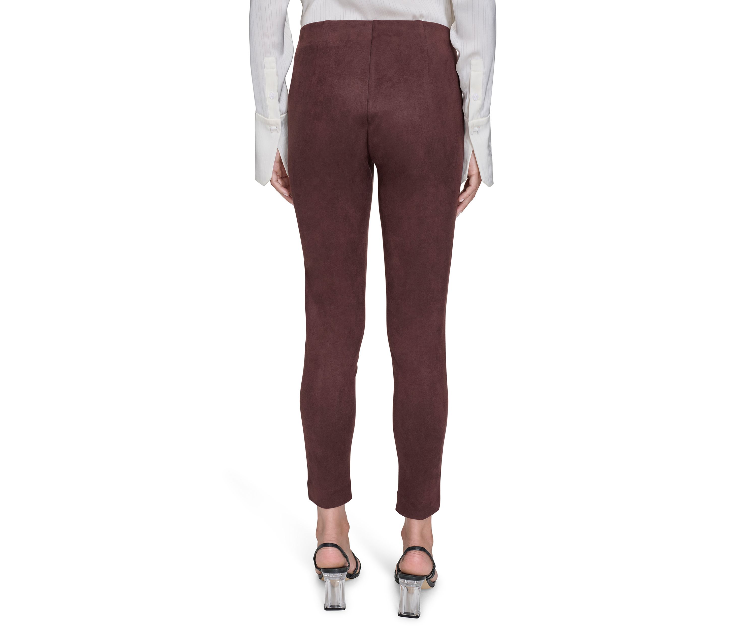 Womens Vegan Suede Pants