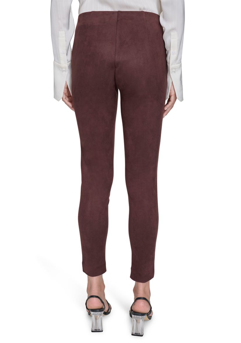 Womens Vegan Suede Pants