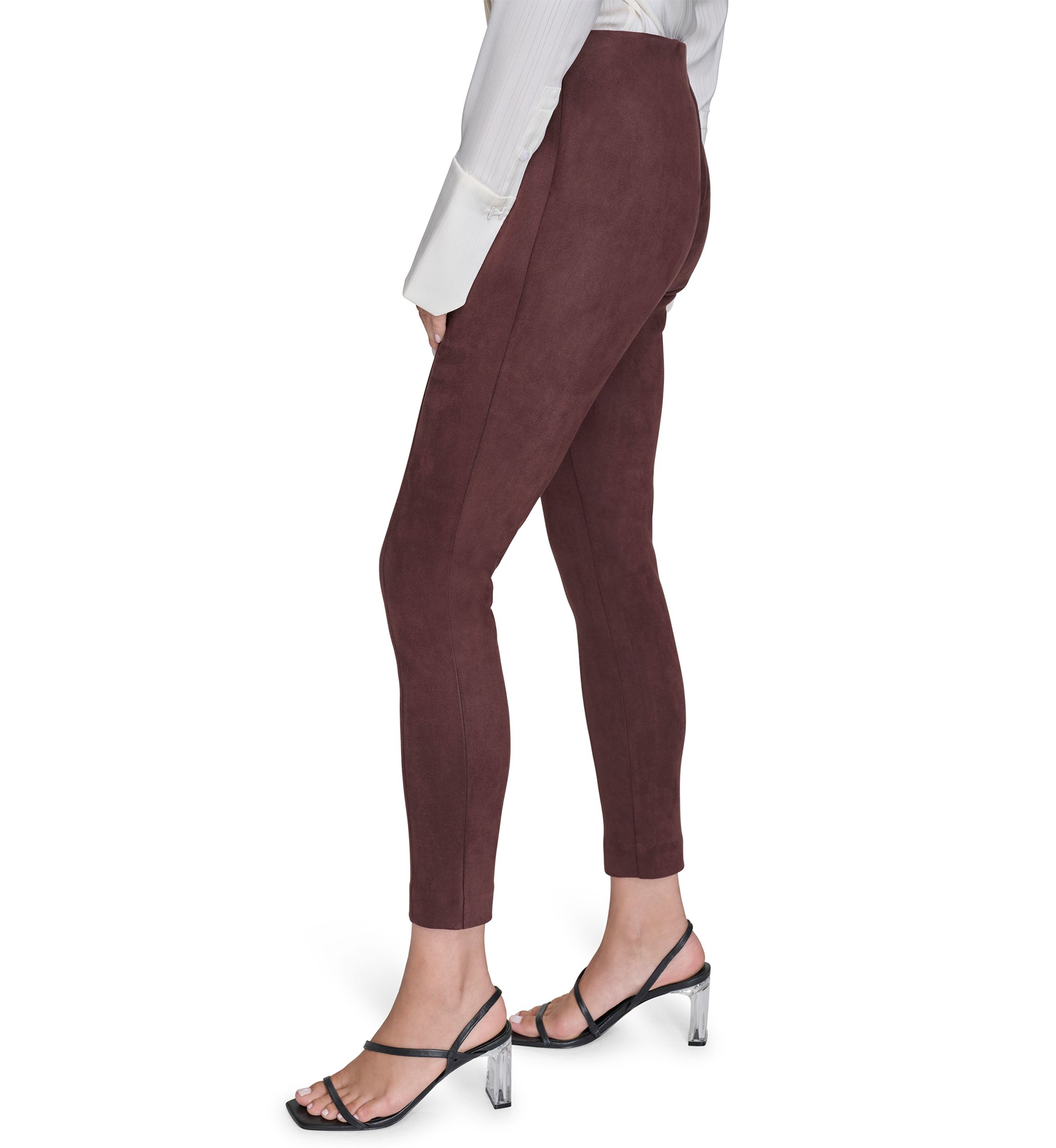 Womens Vegan Suede Pants