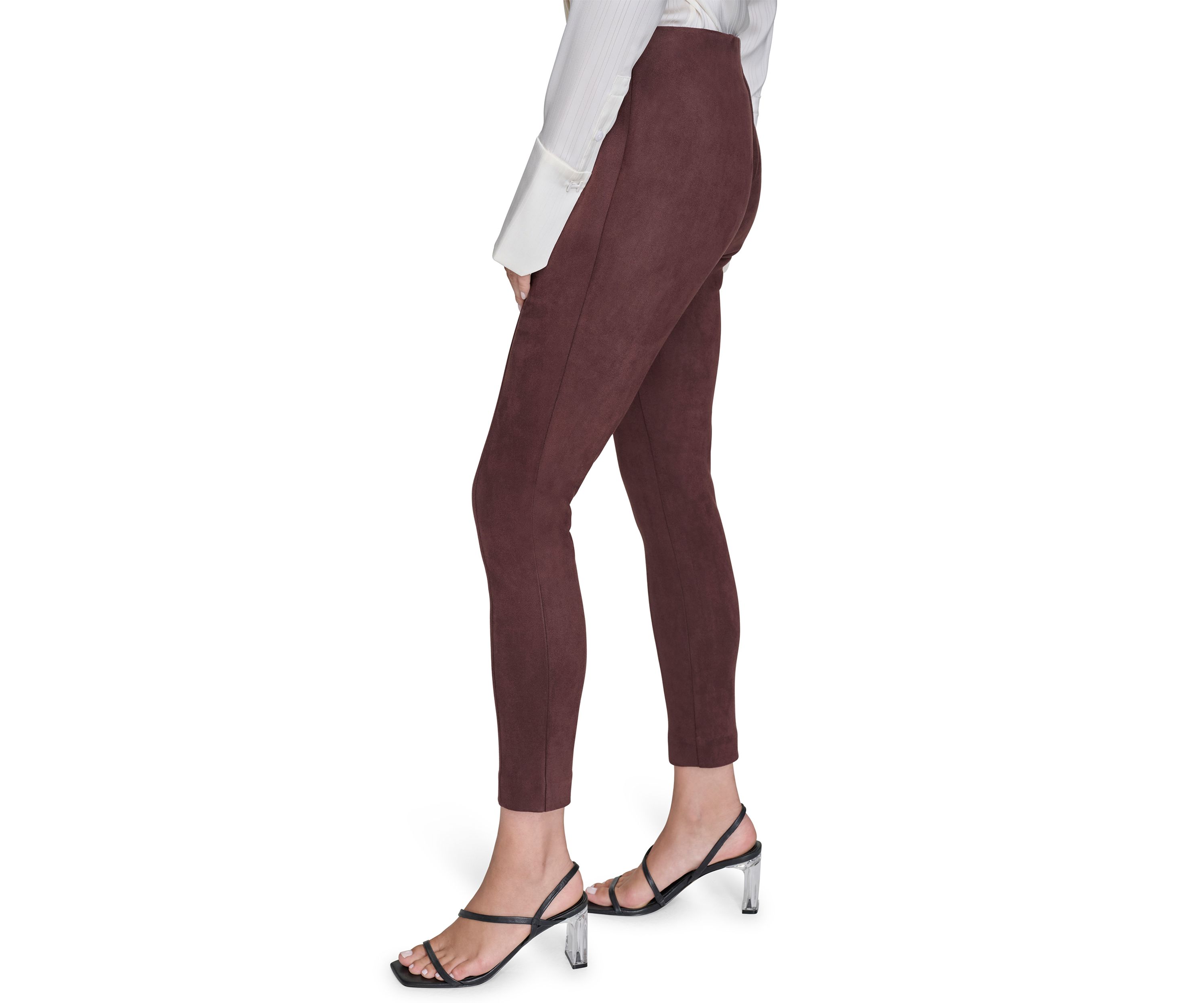 Womens Vegan Suede Pants