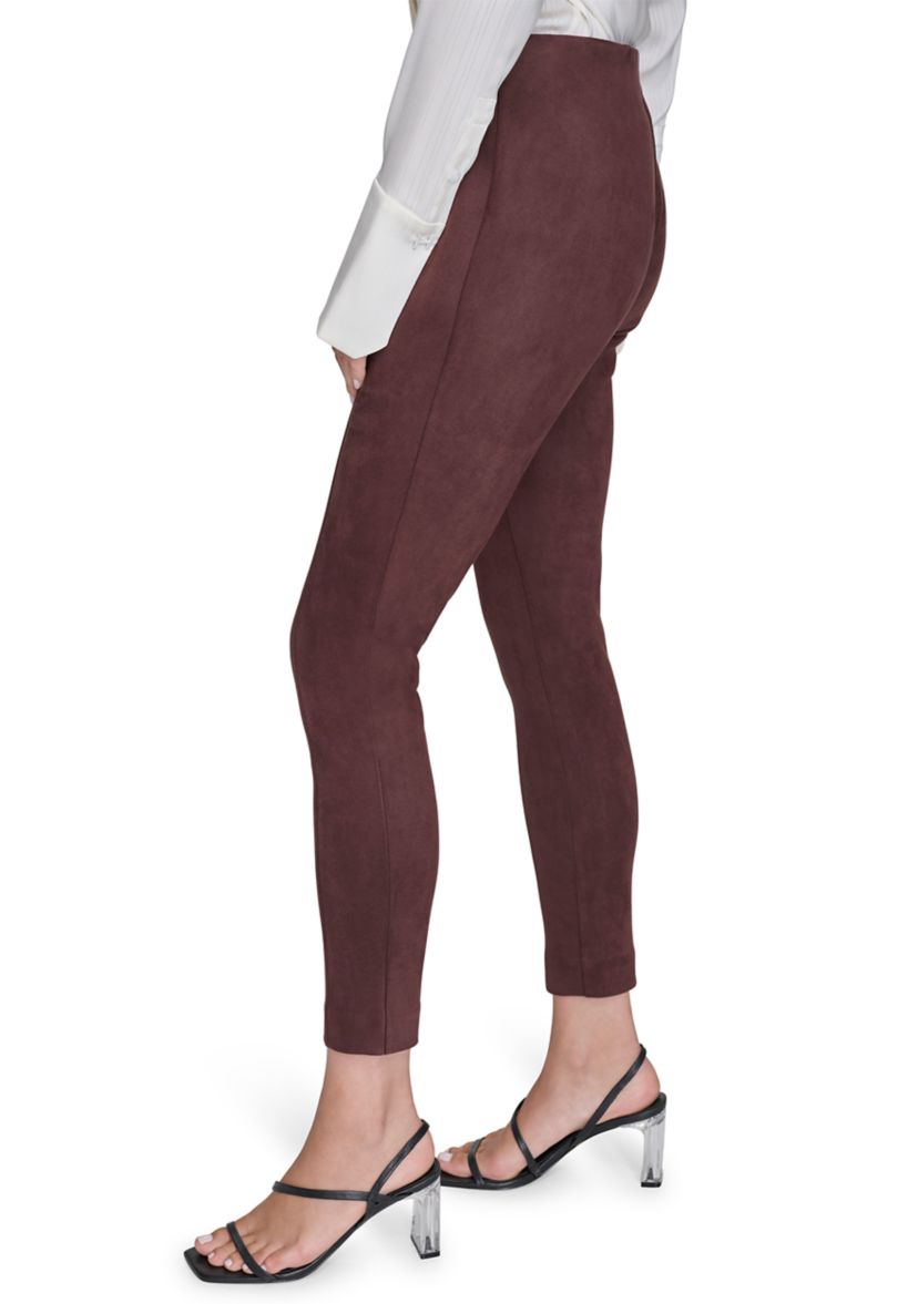 Womens Vegan Suede Pants