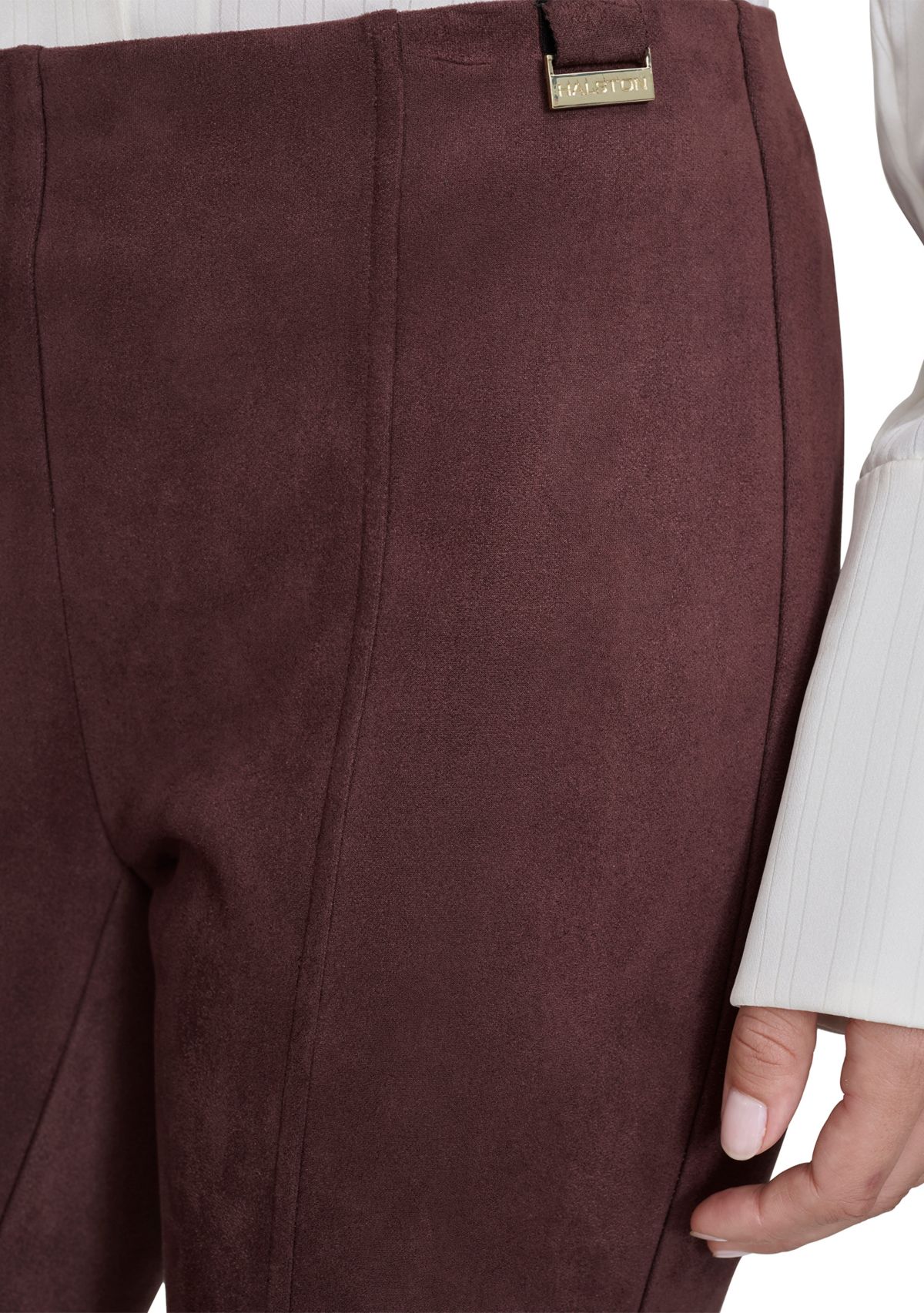Womens Vegan Suede Pants