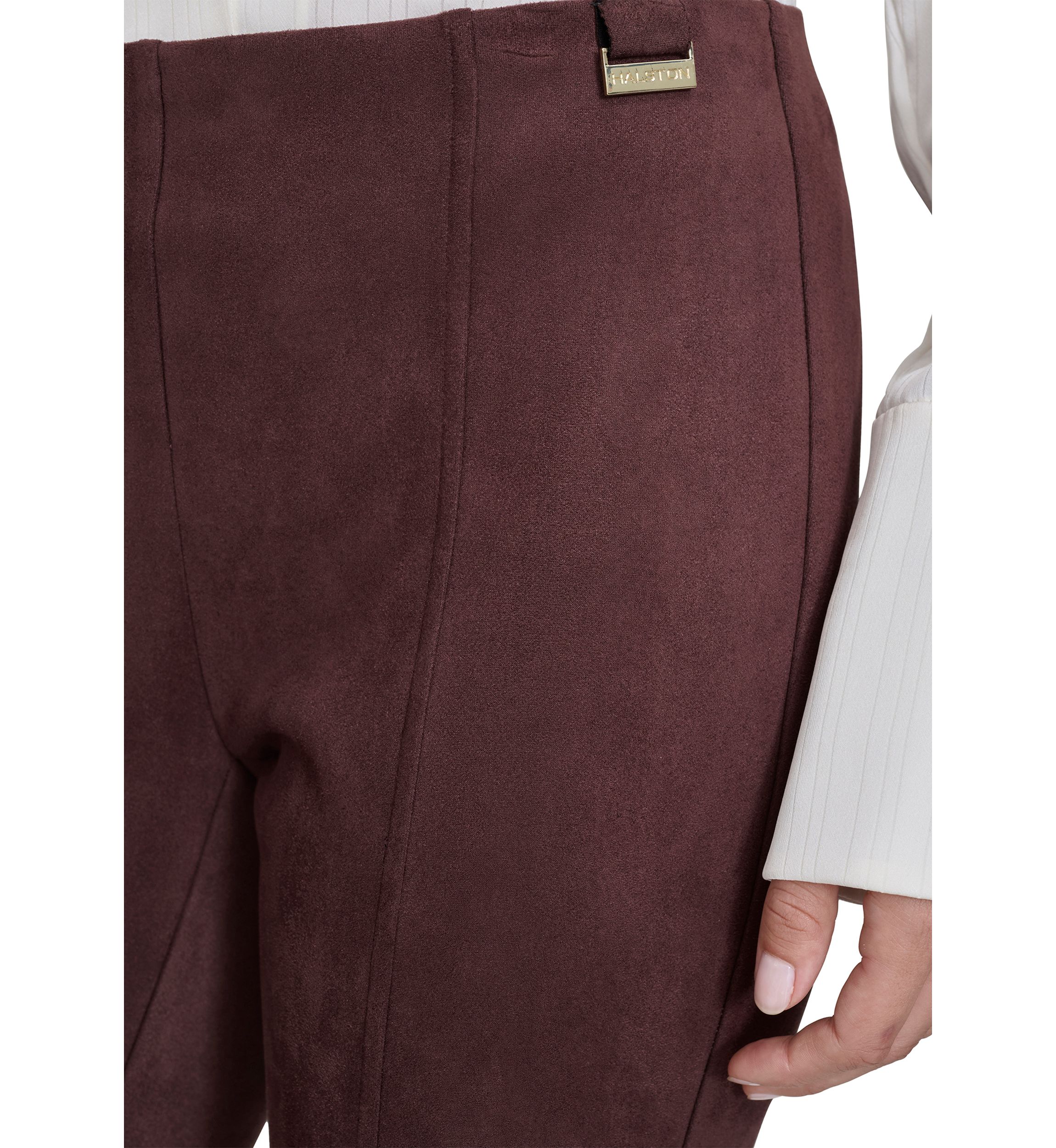 Womens Vegan Suede Pants