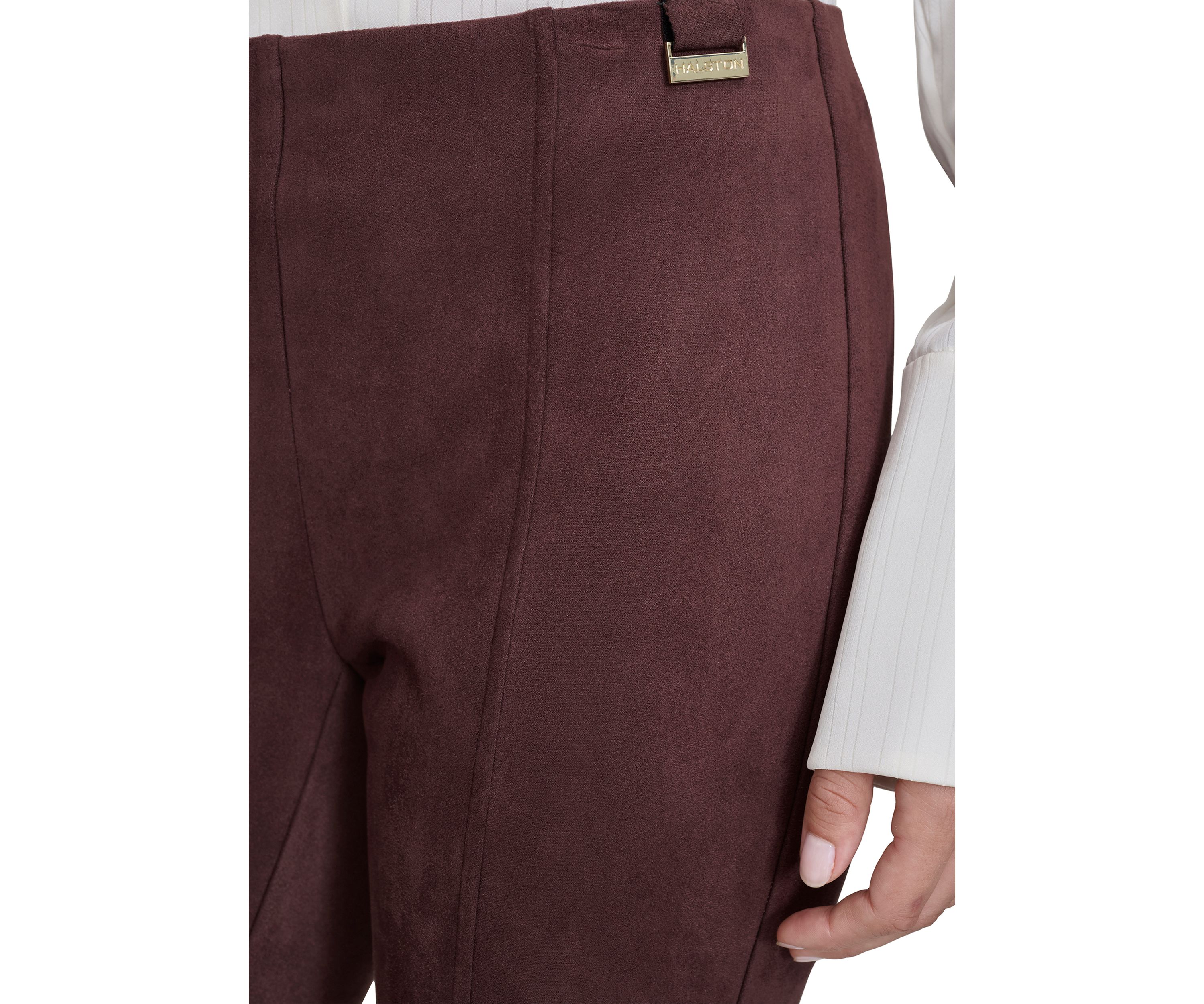 Womens Vegan Suede Pants