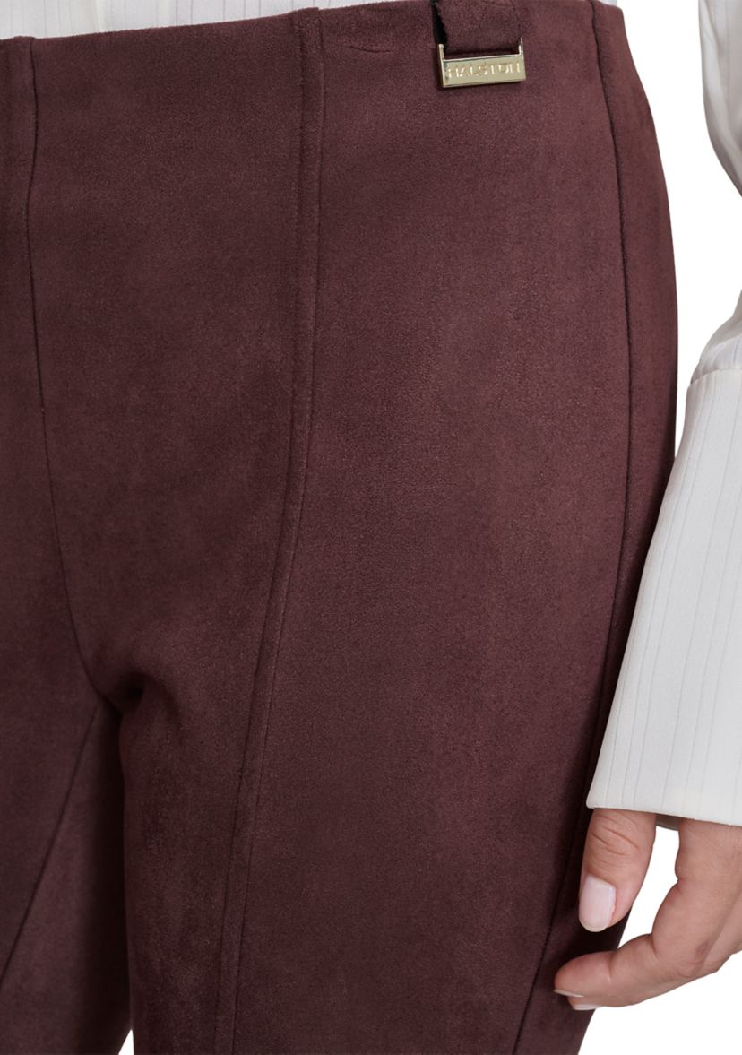 Womens Vegan Suede Pants