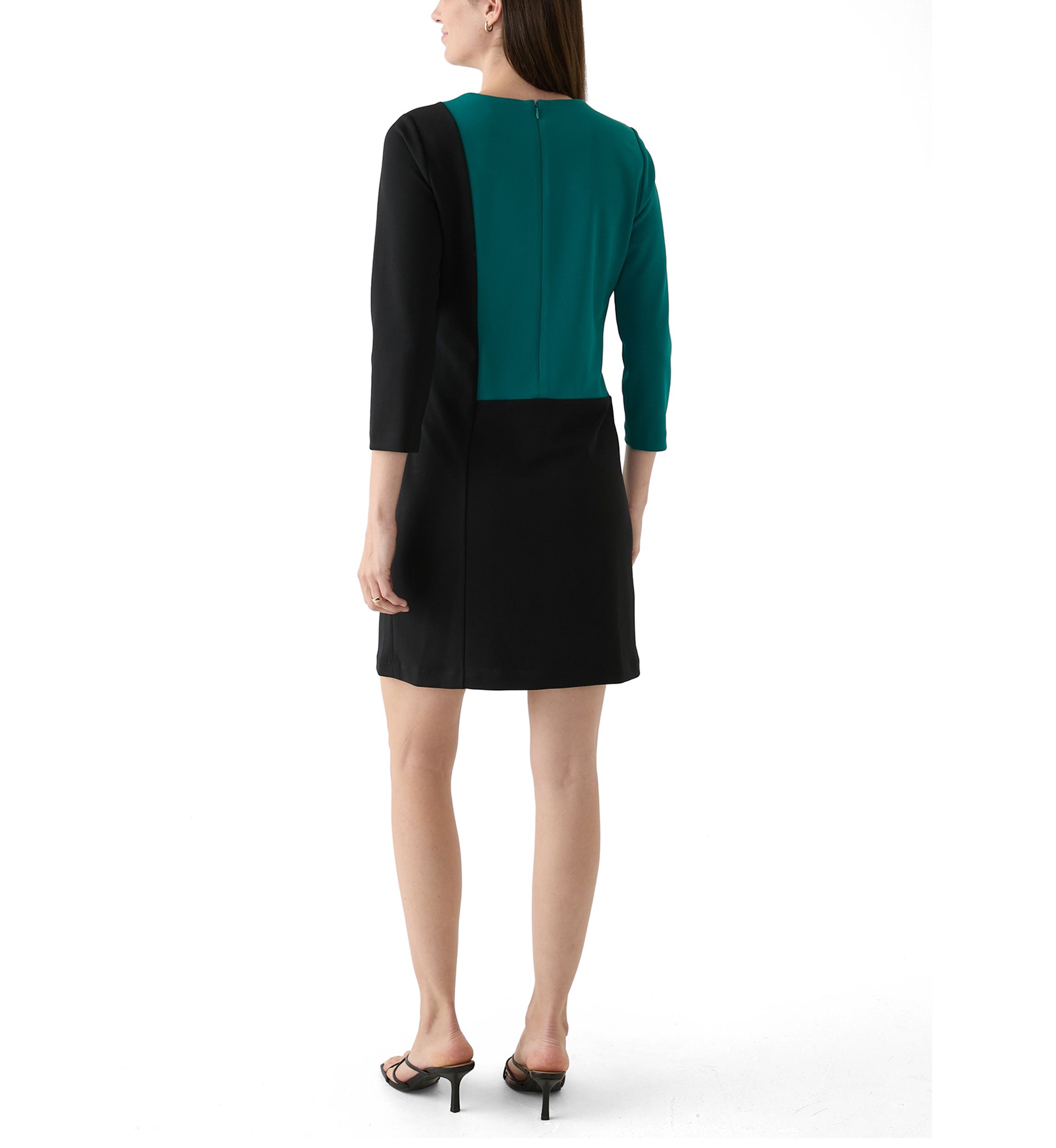 Womens Cube Color Block Dress