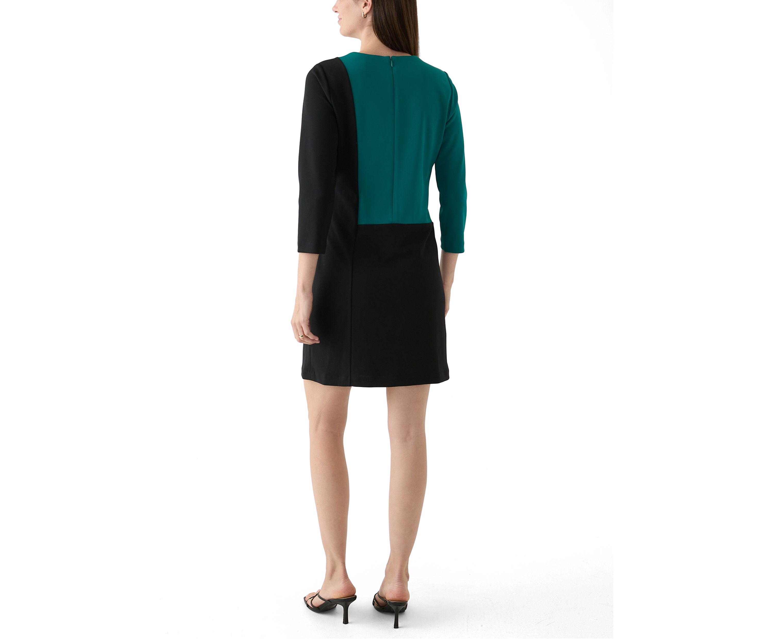 Womens Cube Color Block Dress