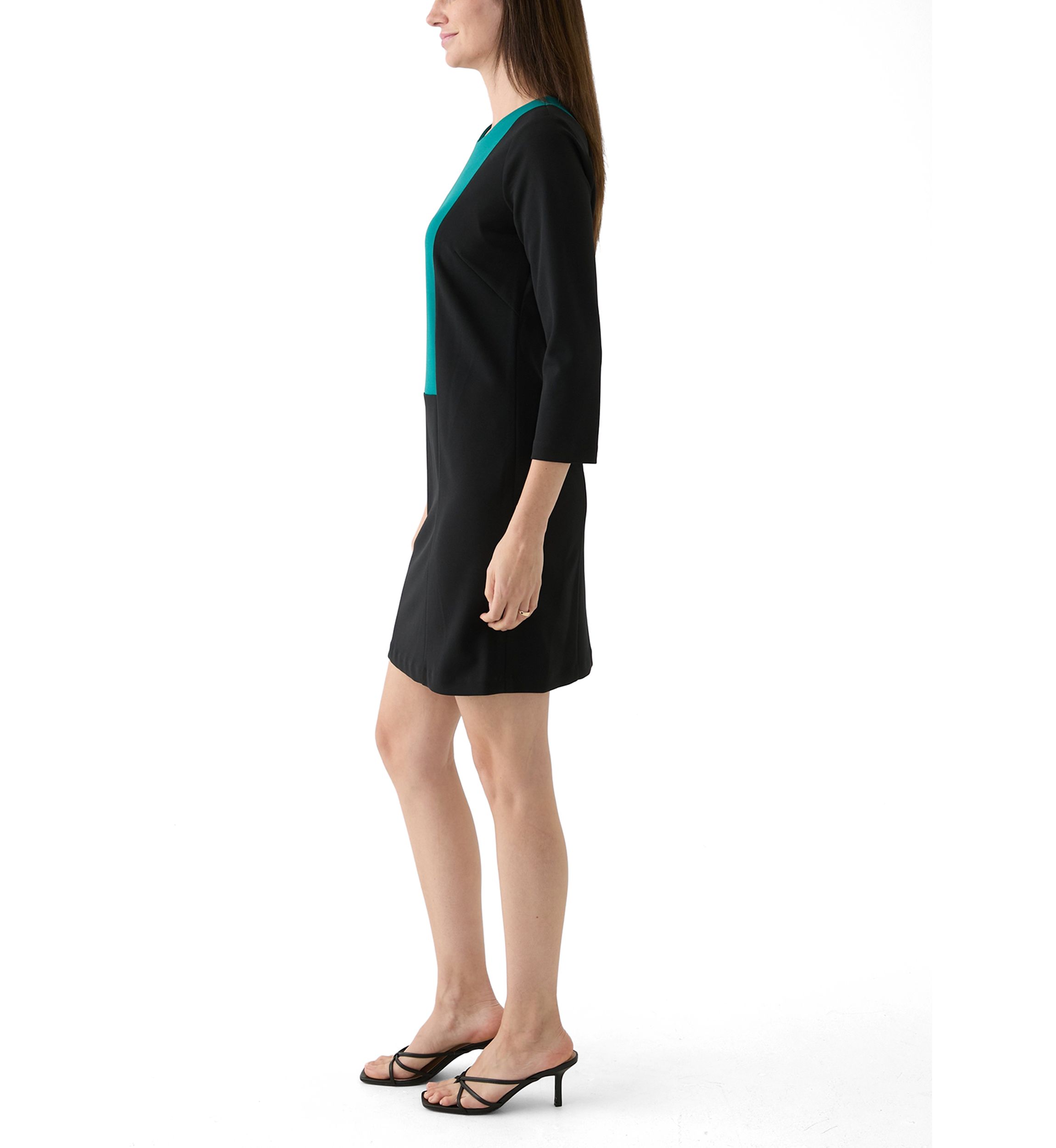 Womens Cube Color Block Dress