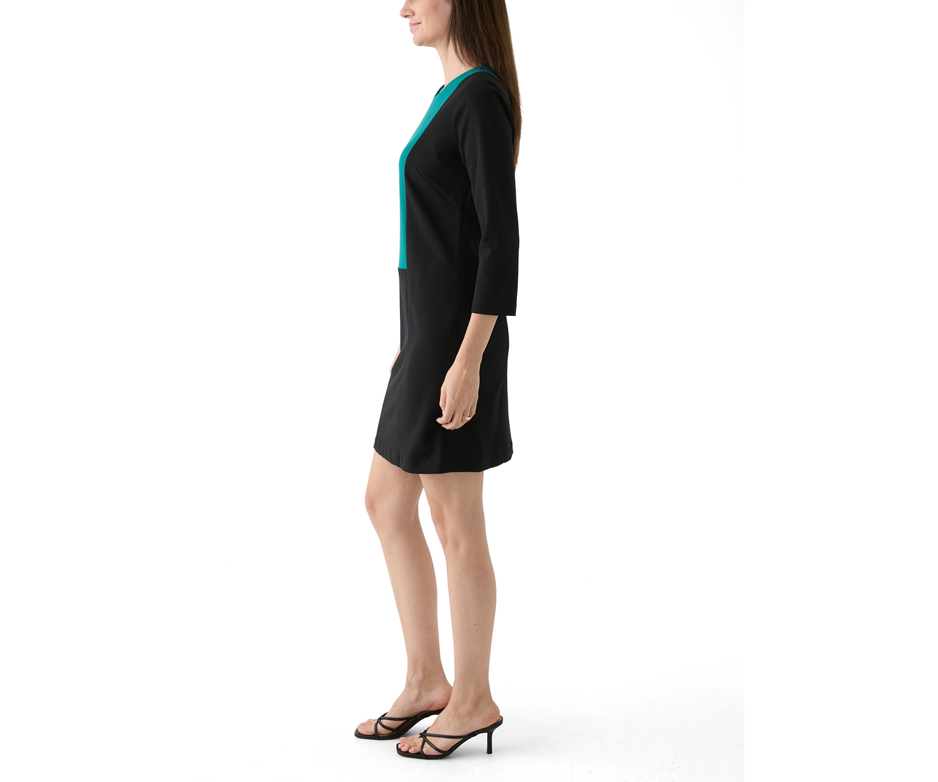 Womens Cube Color Block Dress
