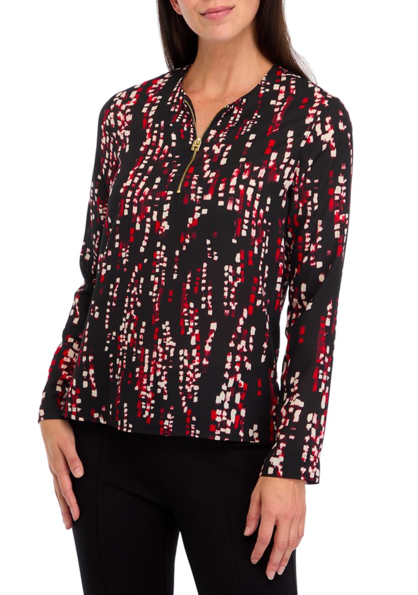 Womens "H" Quarter Zip Top