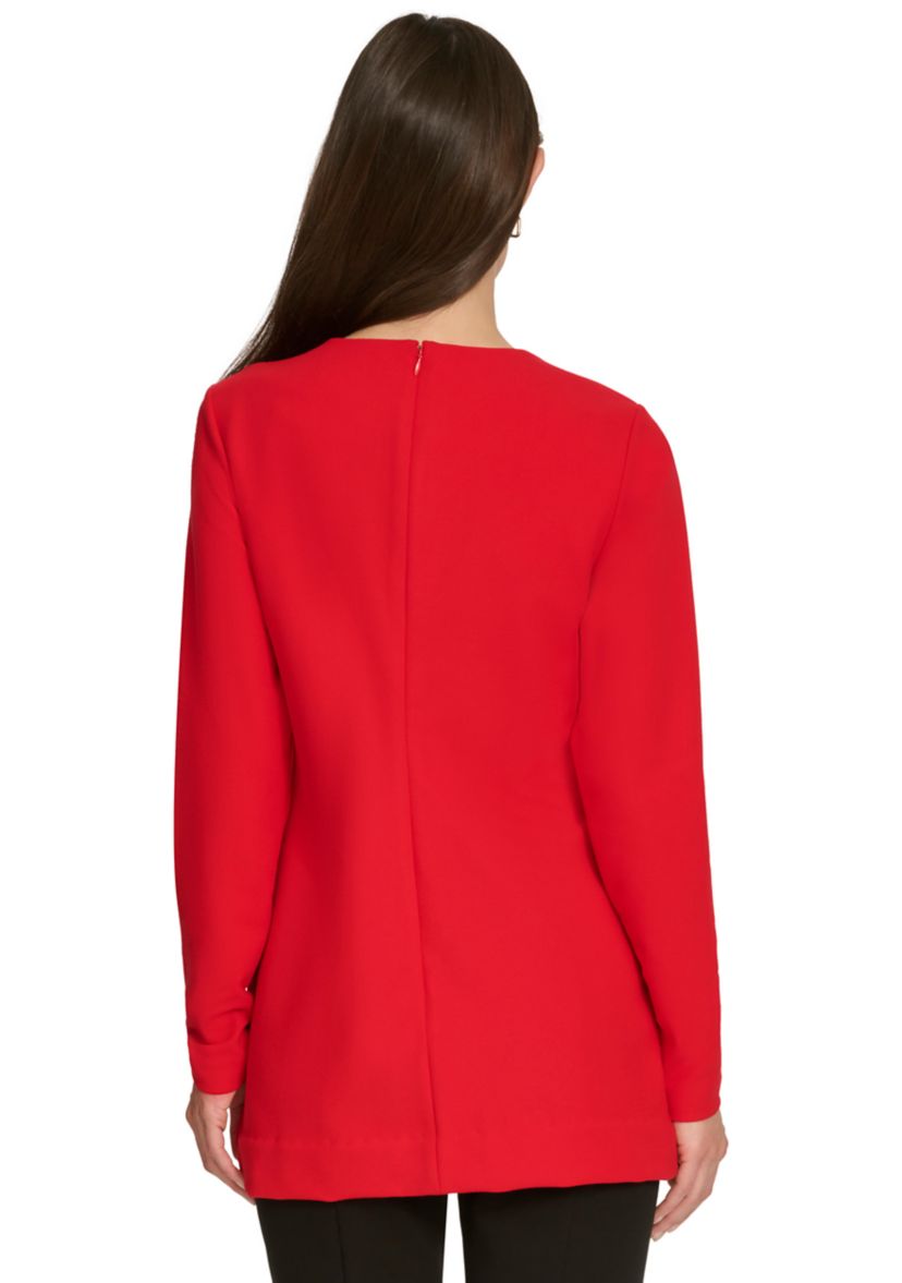 Womens H Pocket Tunic Top