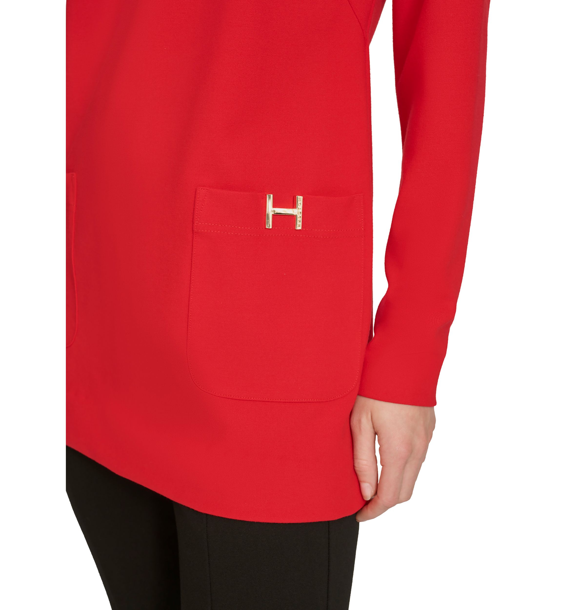 Womens H Pocket Tunic Top