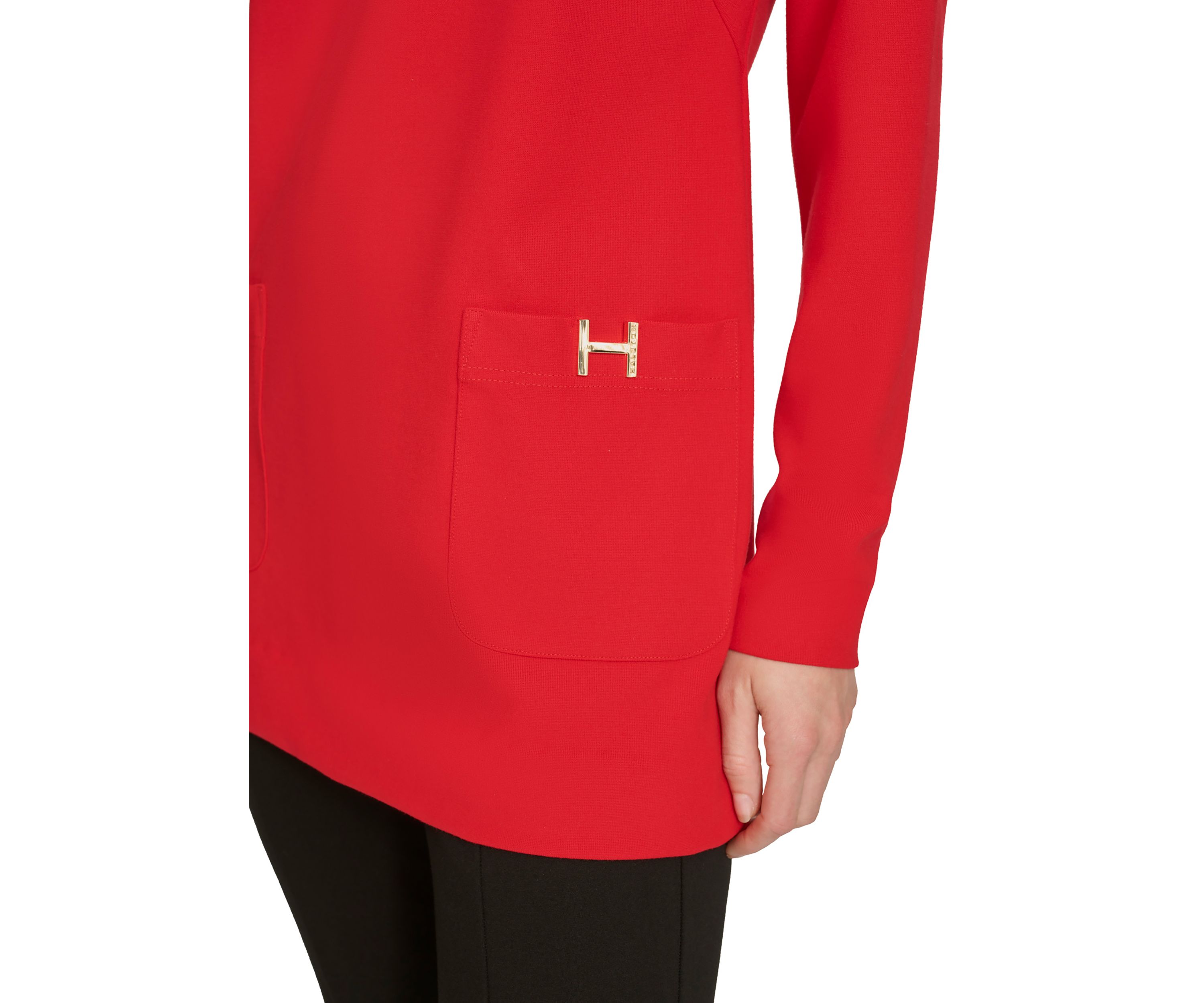 Womens H Pocket Tunic Top