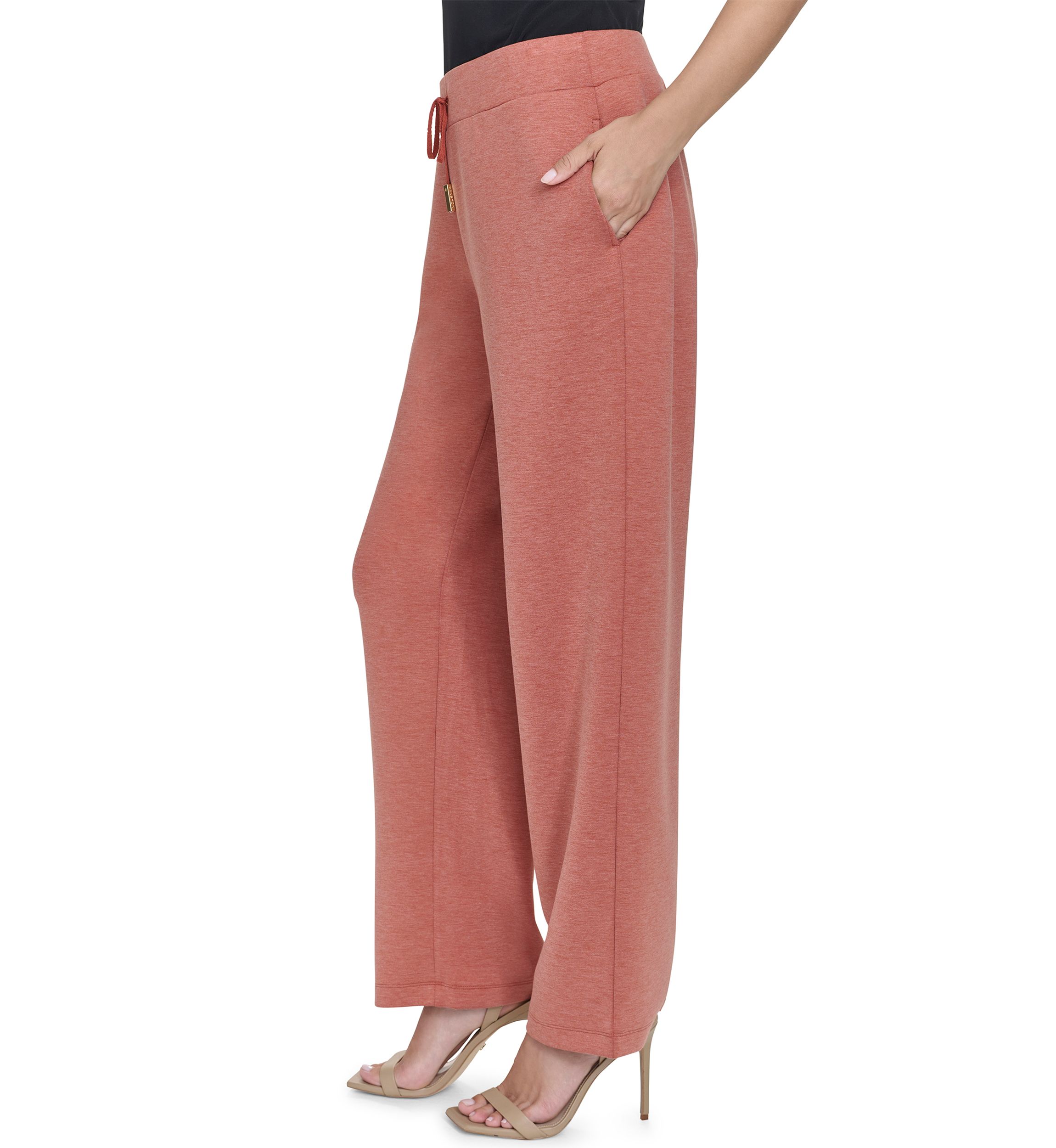 Wide Leg Scuba Pants 