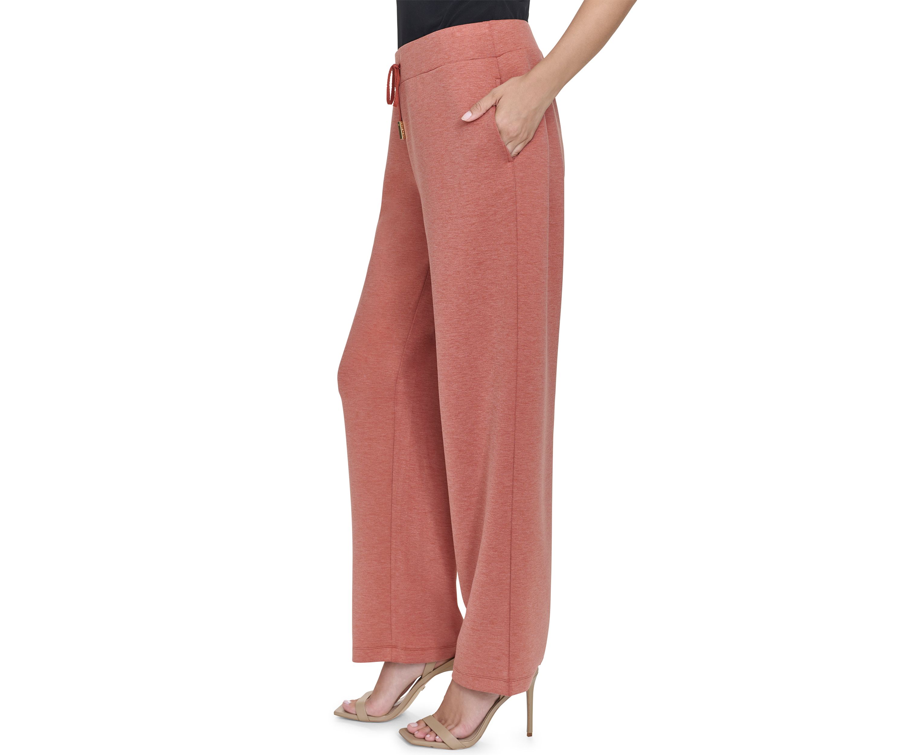 Wide Leg Scuba Pants 